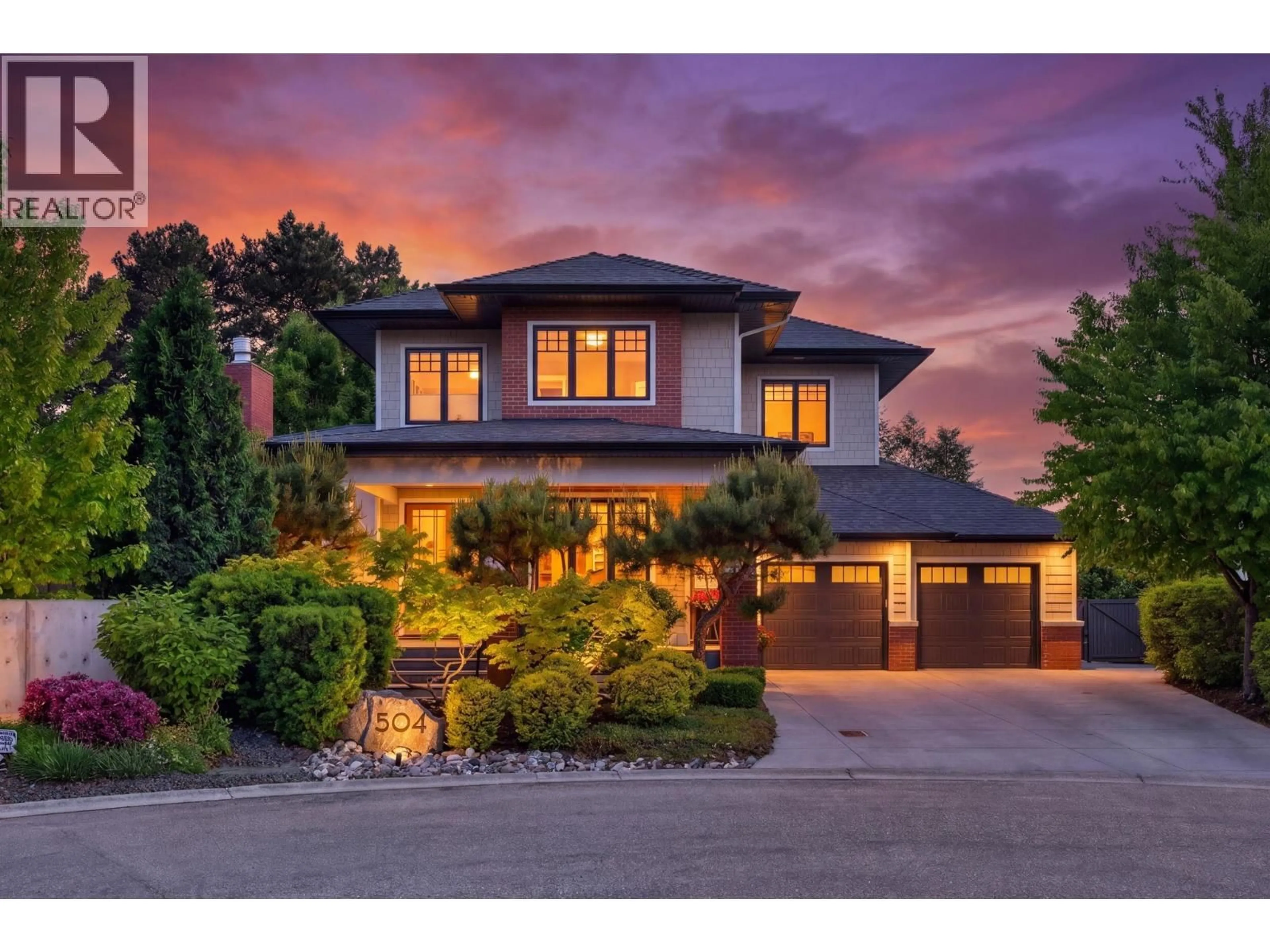 Home with brick exterior material, street for 504 METCALFE AVENUE, Kelowna British Columbia V1W5K8