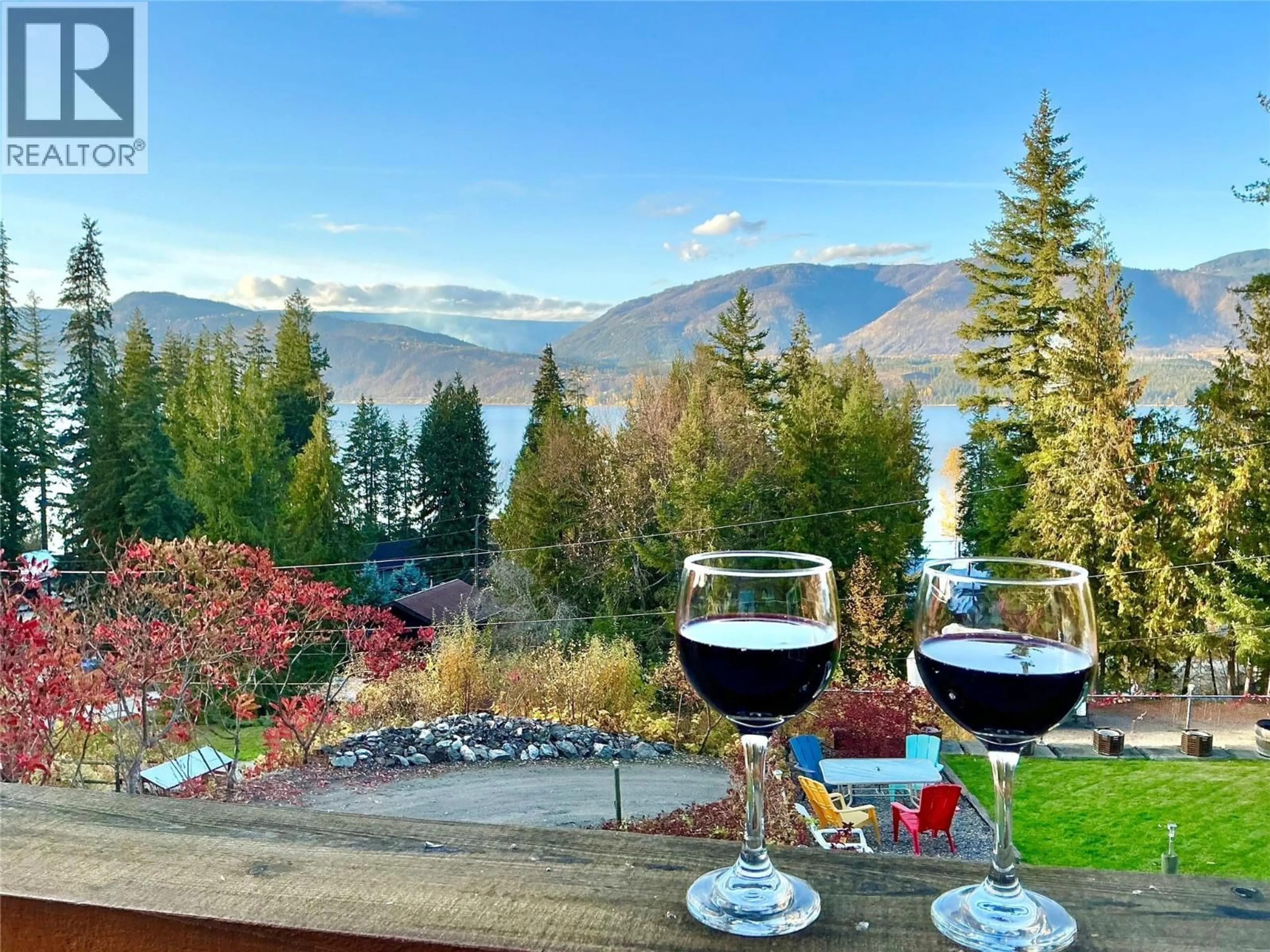 Patio, water/lake/river/ocean view for 3286 HURSTFIELD ROAD, Blind Bay British Columbia V0E1H1