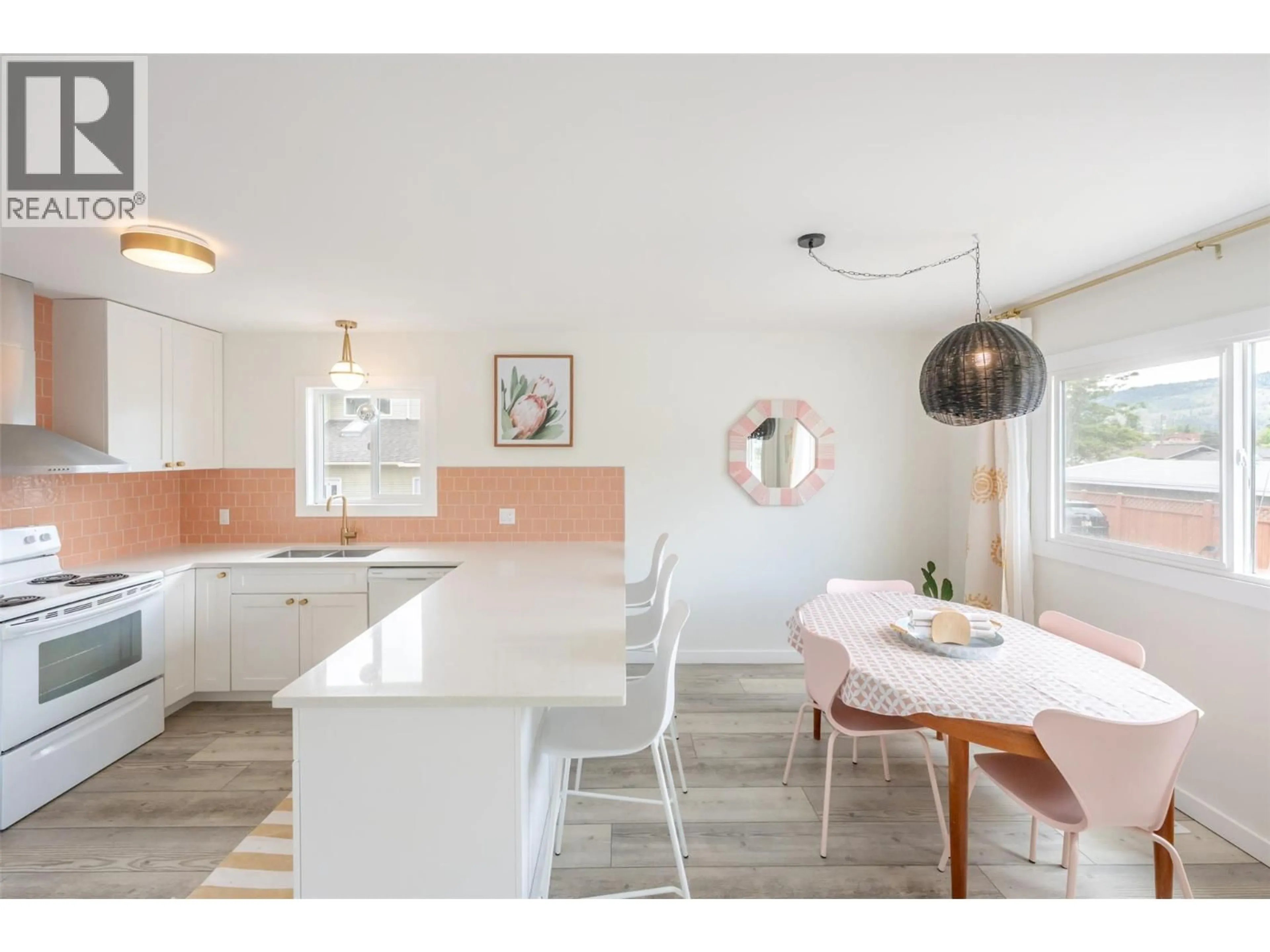 Open concept kitchen, ceramic/tile floor for 5853 KETTLE COURT, Oliver British Columbia V0H1T0