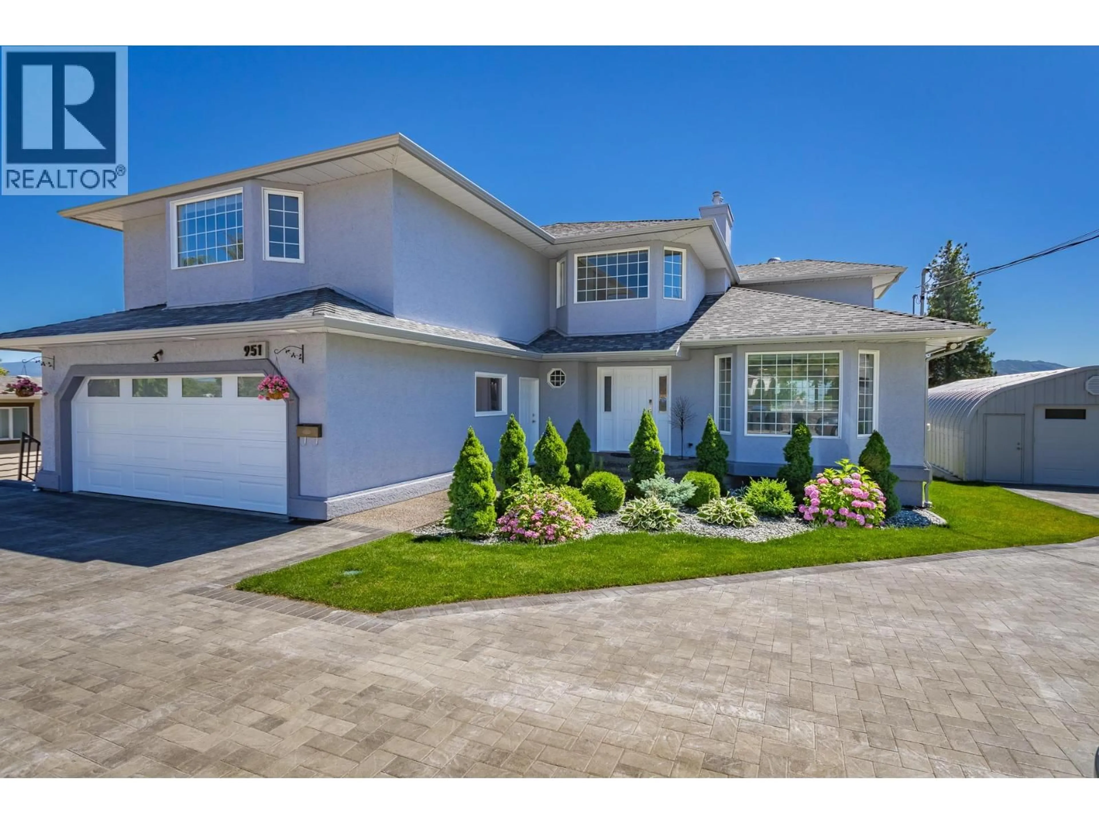 Home with vinyl exterior material, street for 951 ANDERS ROAD, West Kelowna British Columbia V1Z1K4