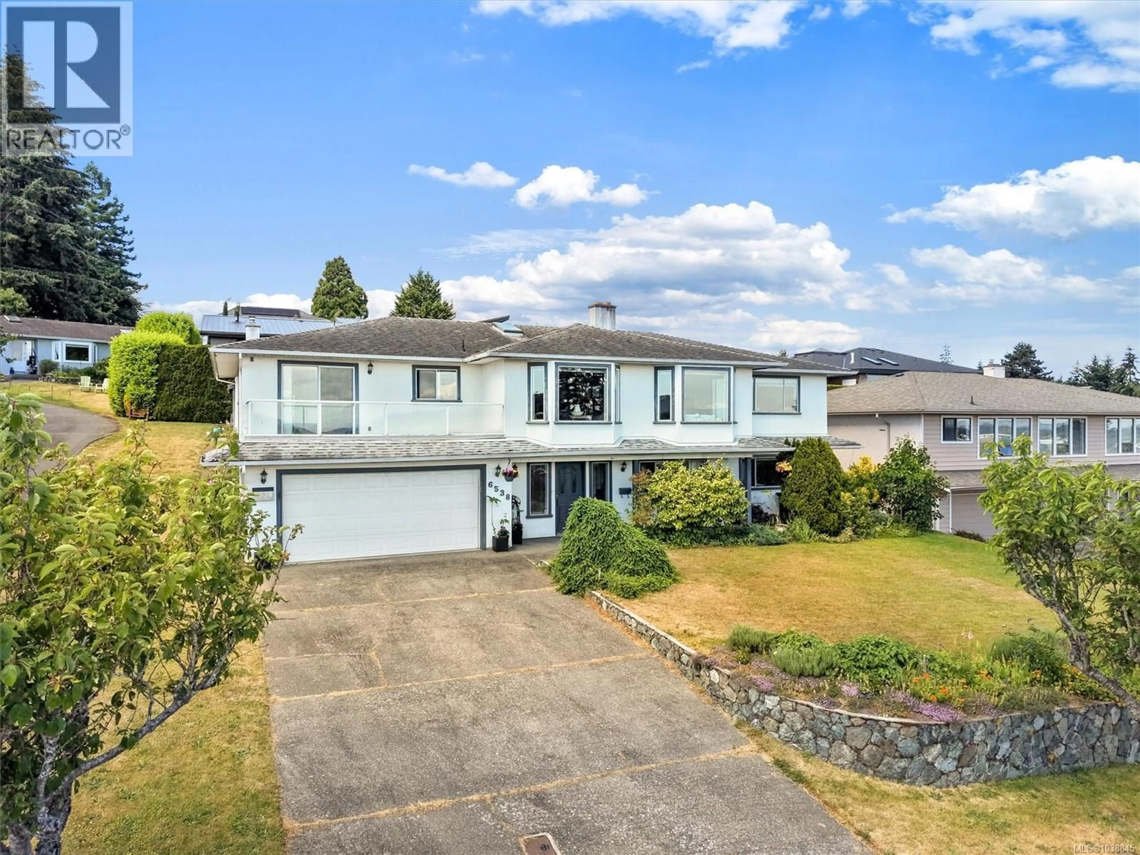 A pic from outside/outdoor area/front of a property/back of a property/a pic from drone, street for 6538 BELLA VISTA DRIVE, Central Saanich British Columbia V8Z6X1