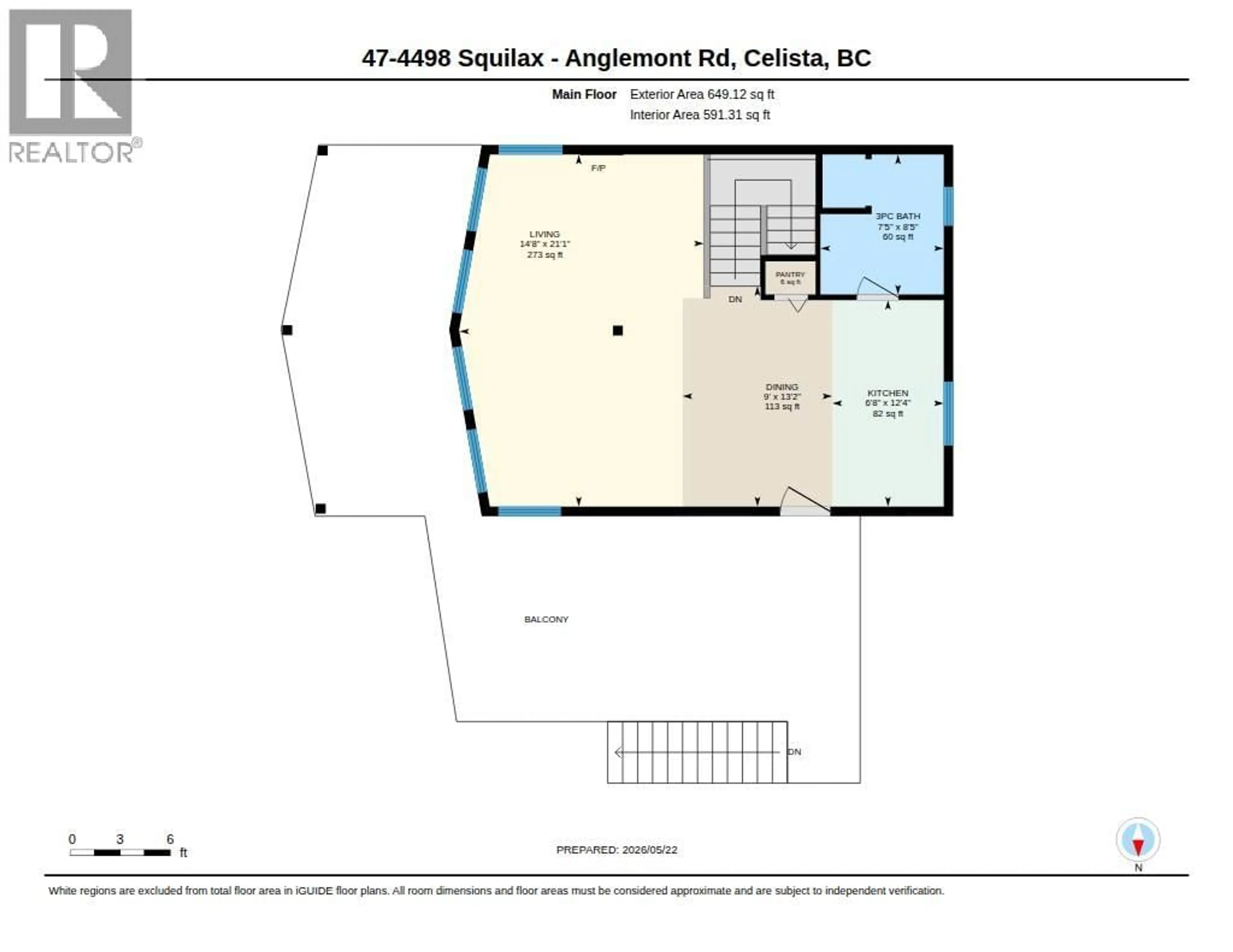 Floor plan for 47 - 4498 SQUILAX-ANGLEMONT ROAD, Scotch Creek British Columbia V0E1M5