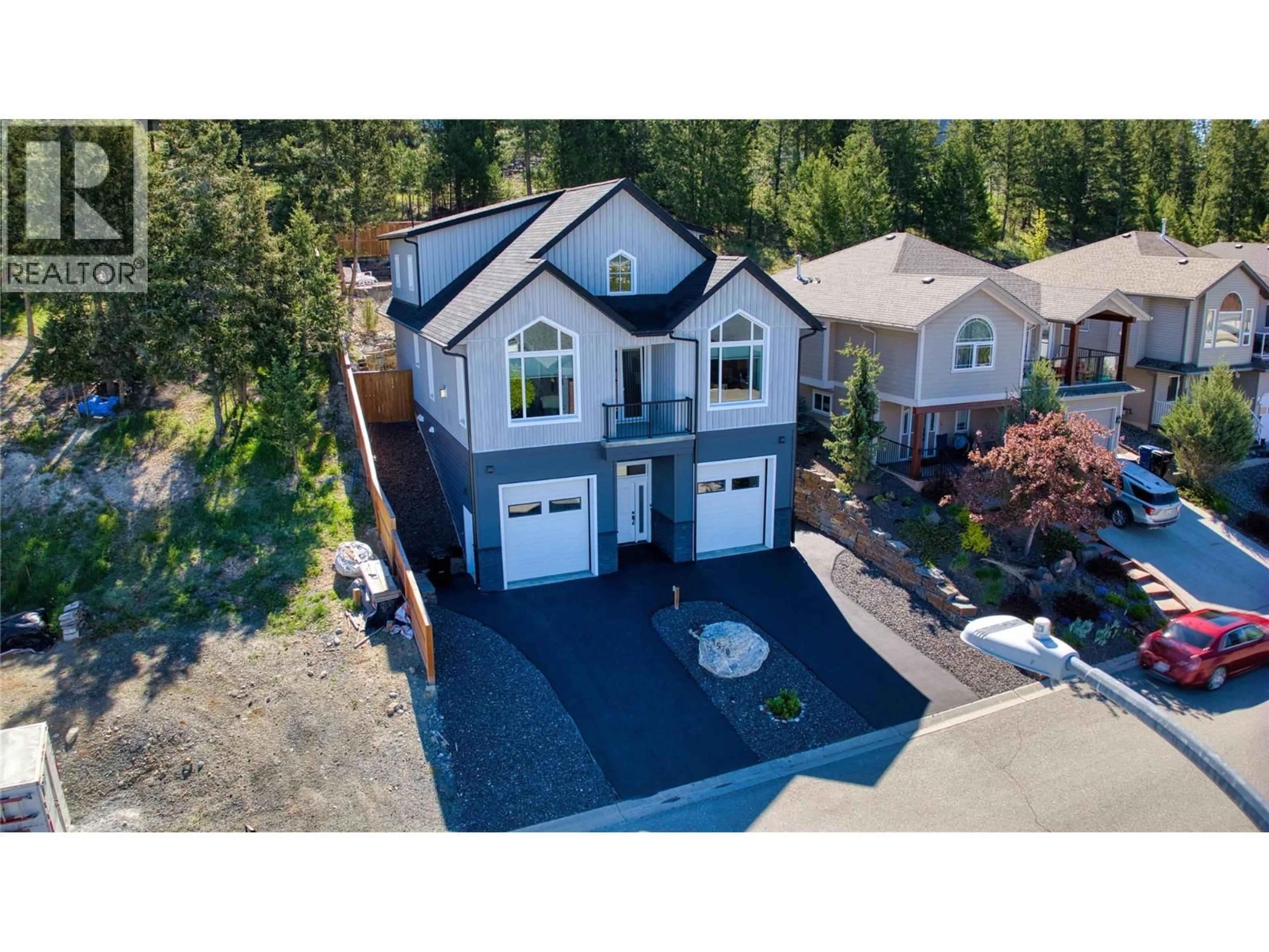 A pic from outside/outdoor area/front of a property/back of a property/a pic from drone, street for 1578 MT FISHER CRESCENT, Cranbrook British Columbia V1C7J6