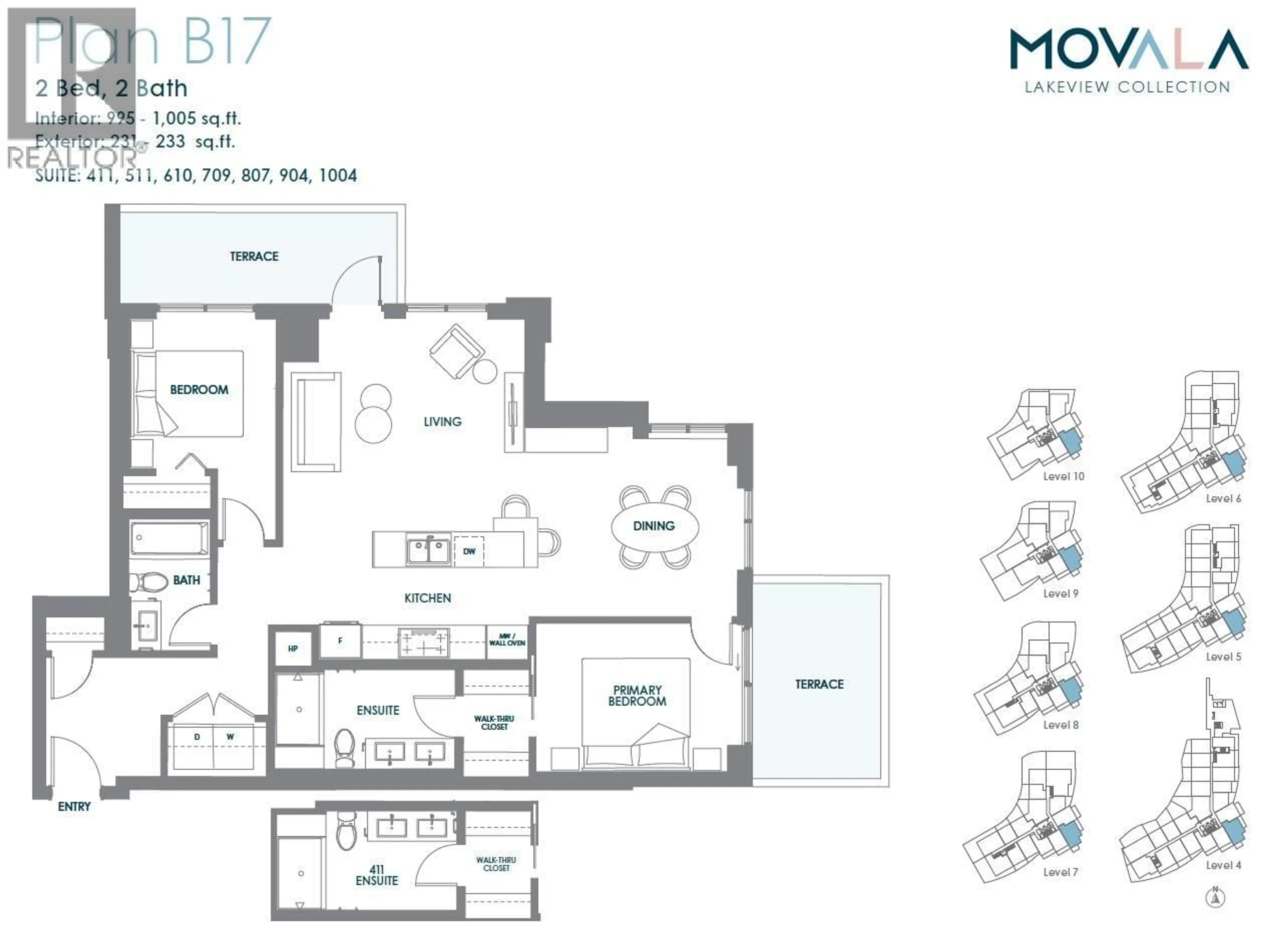 Floor plan for 709 - 3340 LAKESHORE ROAD, Kelowna British Columbia V1W0H6