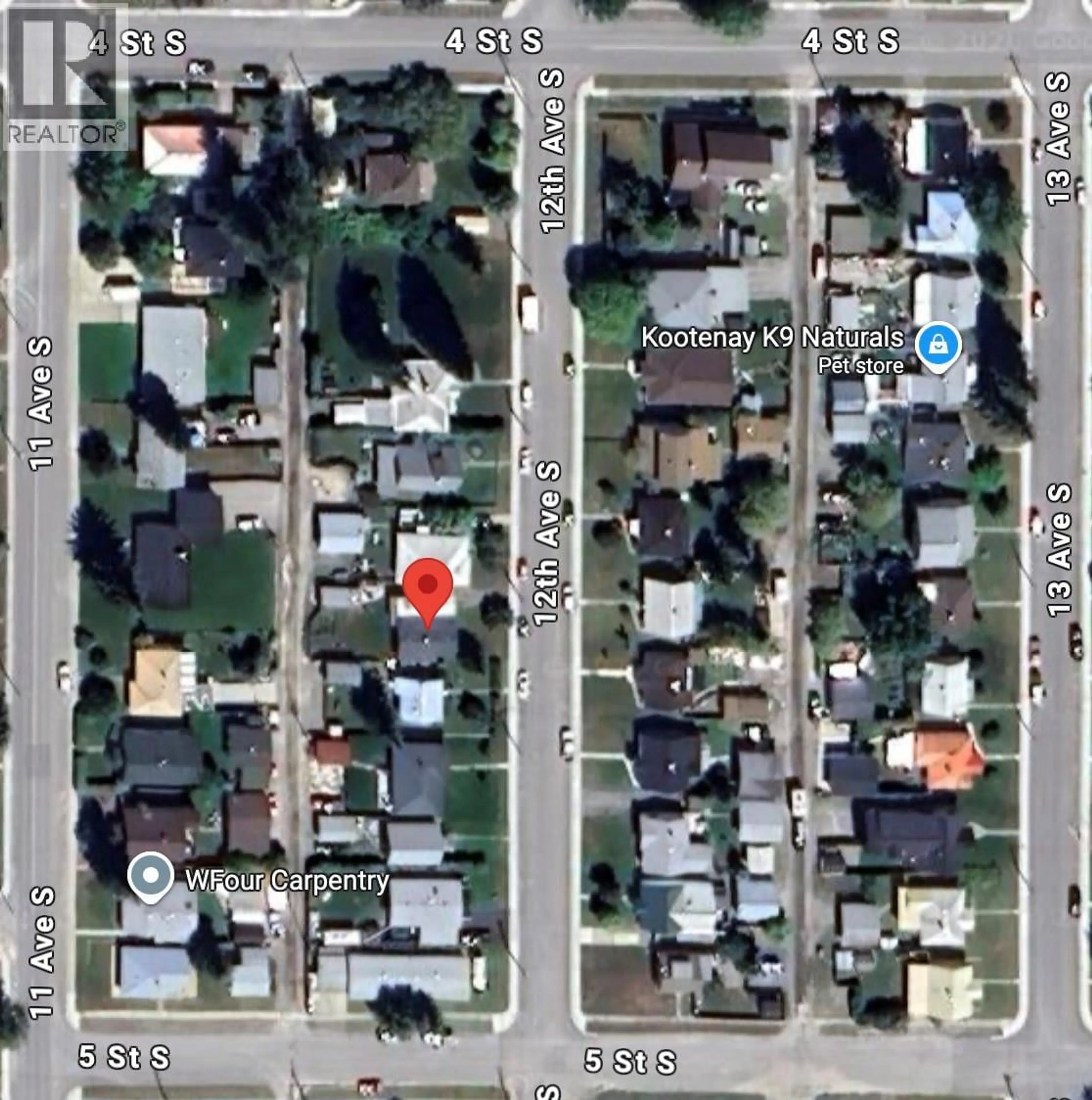 A pic from outside/outdoor area/front of a property/back of a property/a pic from drone, street for 413 12TH S AVENUE, Cranbrook British Columbia V1C2M7
