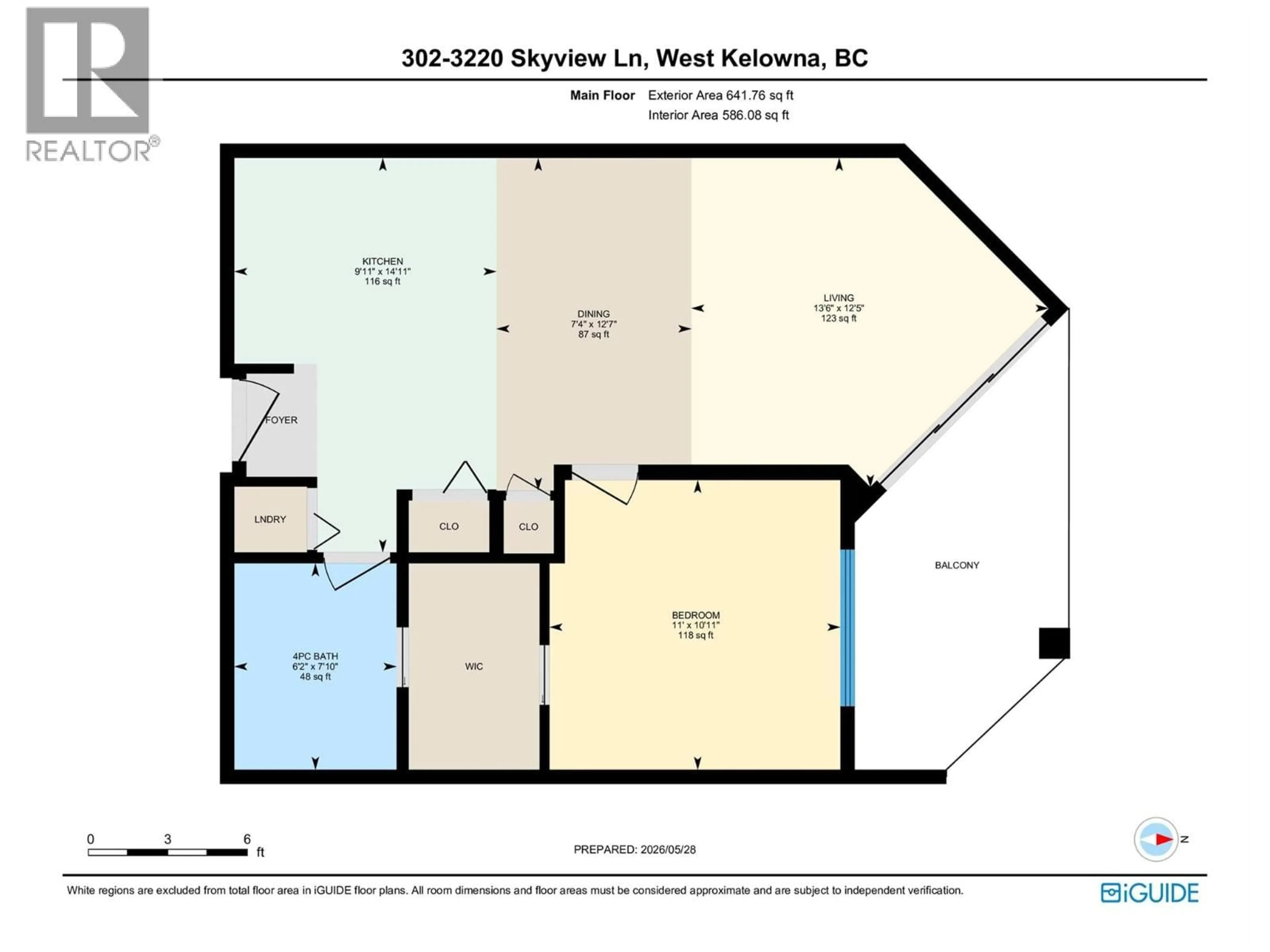 Floor plan for 302 - 3220 SKYVIEW LANE, West Kelowna British Columbia V4T3J4
