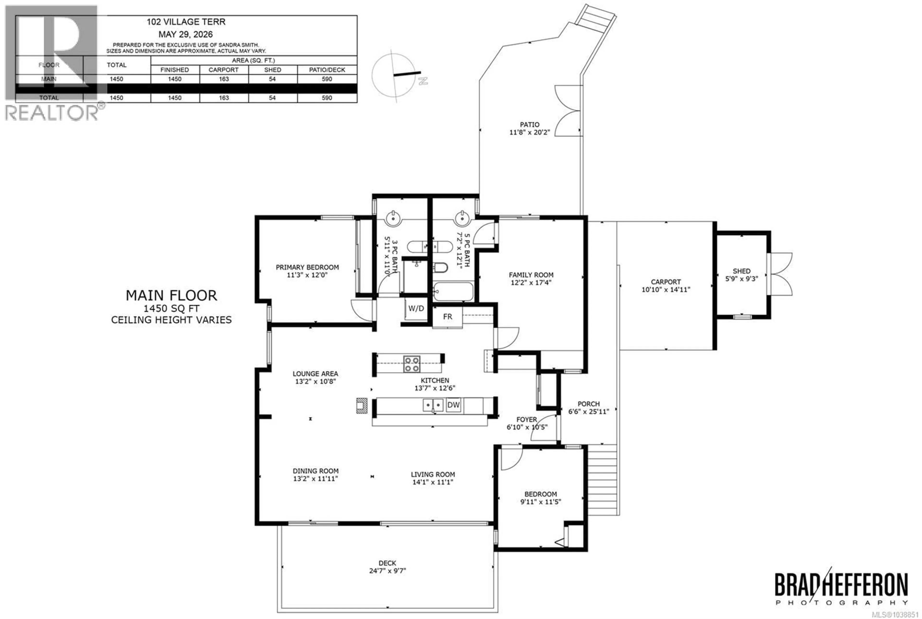 Floor plan for 102 VILLAGE TERRACE, Salt Spring British Columbia V8K2X5