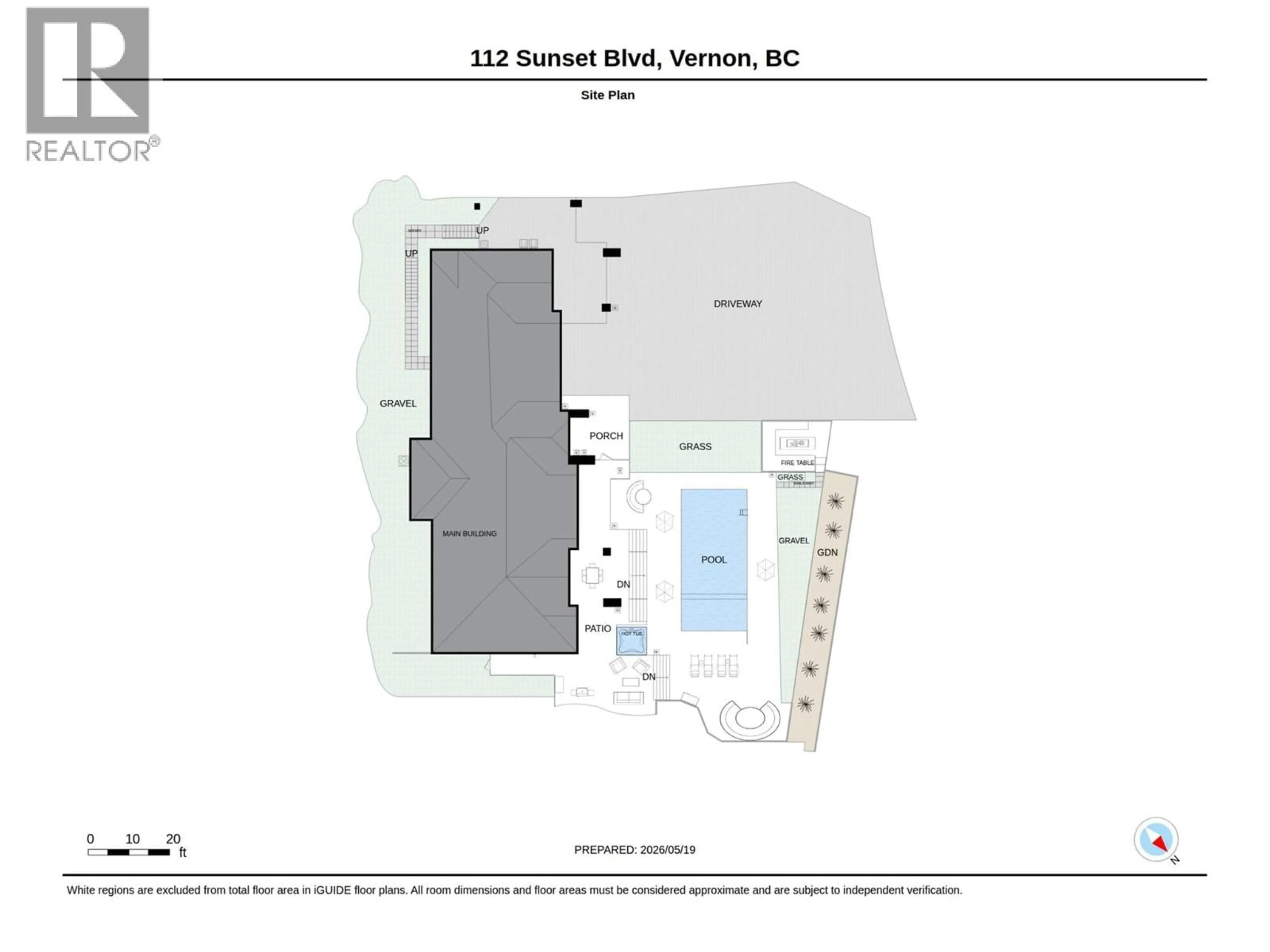 Floor plan for 112 SUNSET BOULEVARD, Vernon British Columbia V1H1T7