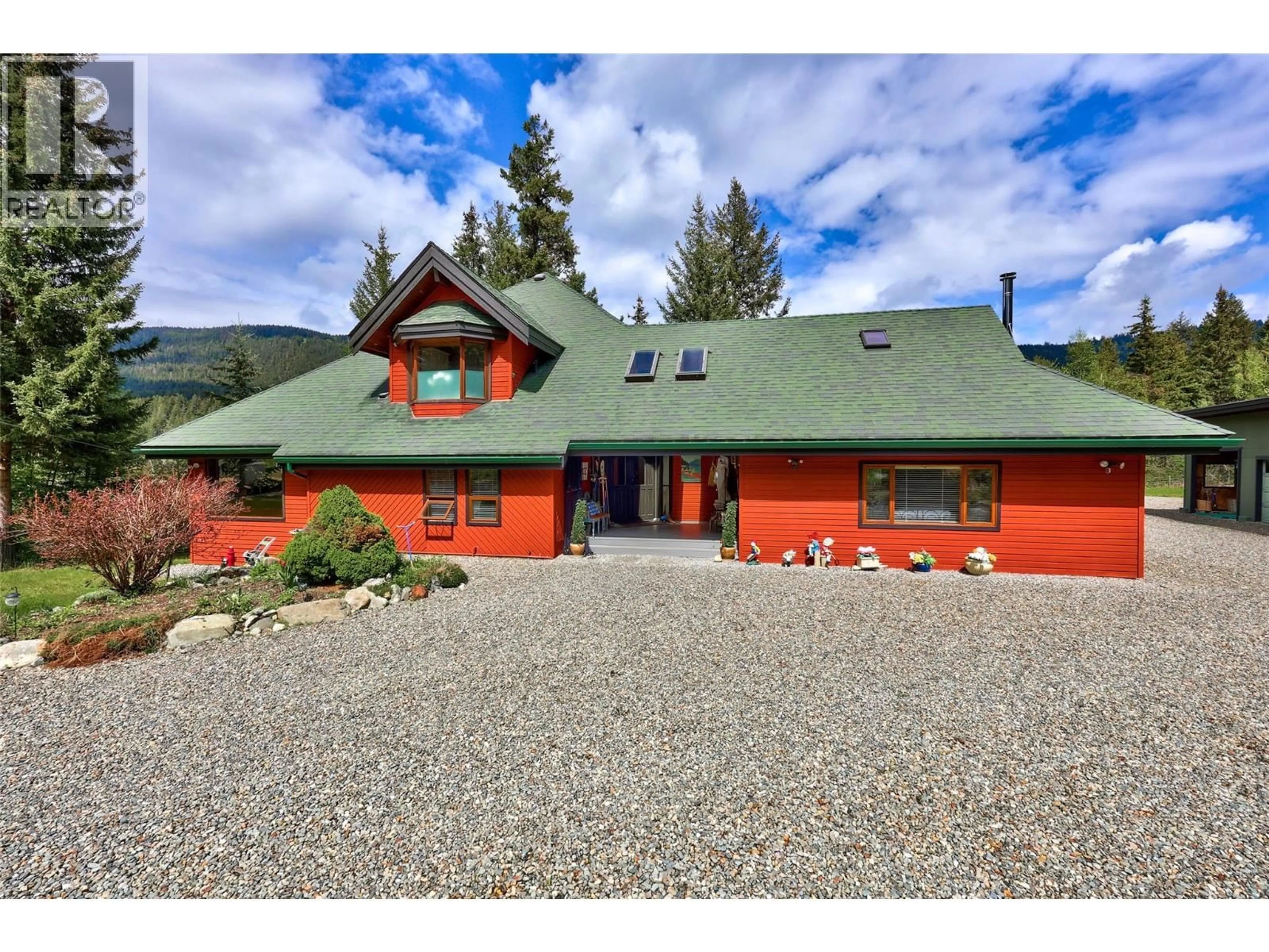 A pic from outside/outdoor area/front of a property/back of a property/a pic from drone, mountain view for 6450 YATES CREEK ROAD, Kamloops British Columbia V0E1Z1