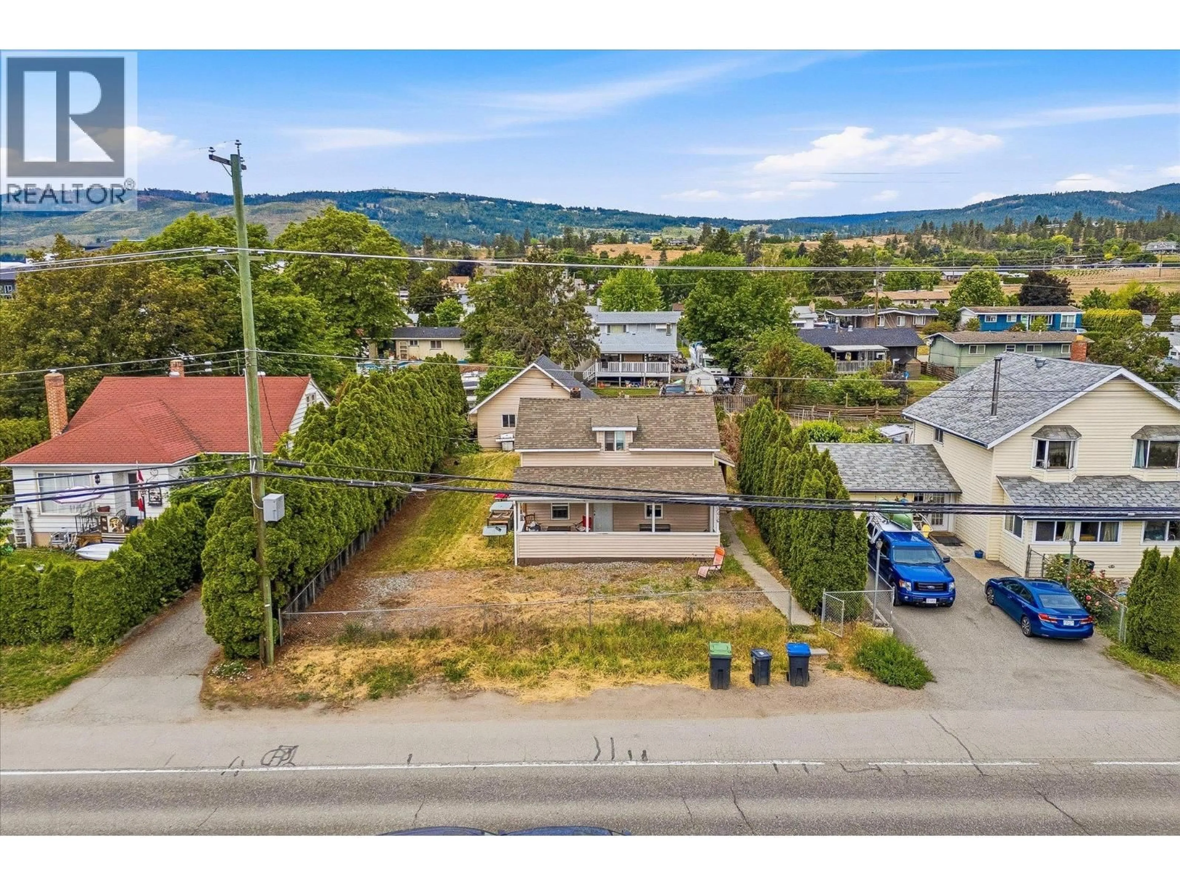 A pic from outside/outdoor area/front of a property/back of a property/a pic from drone, unknown for 3576 OLD OKANAGAN HIGHWAY, West Kelowna British Columbia V4T1P3