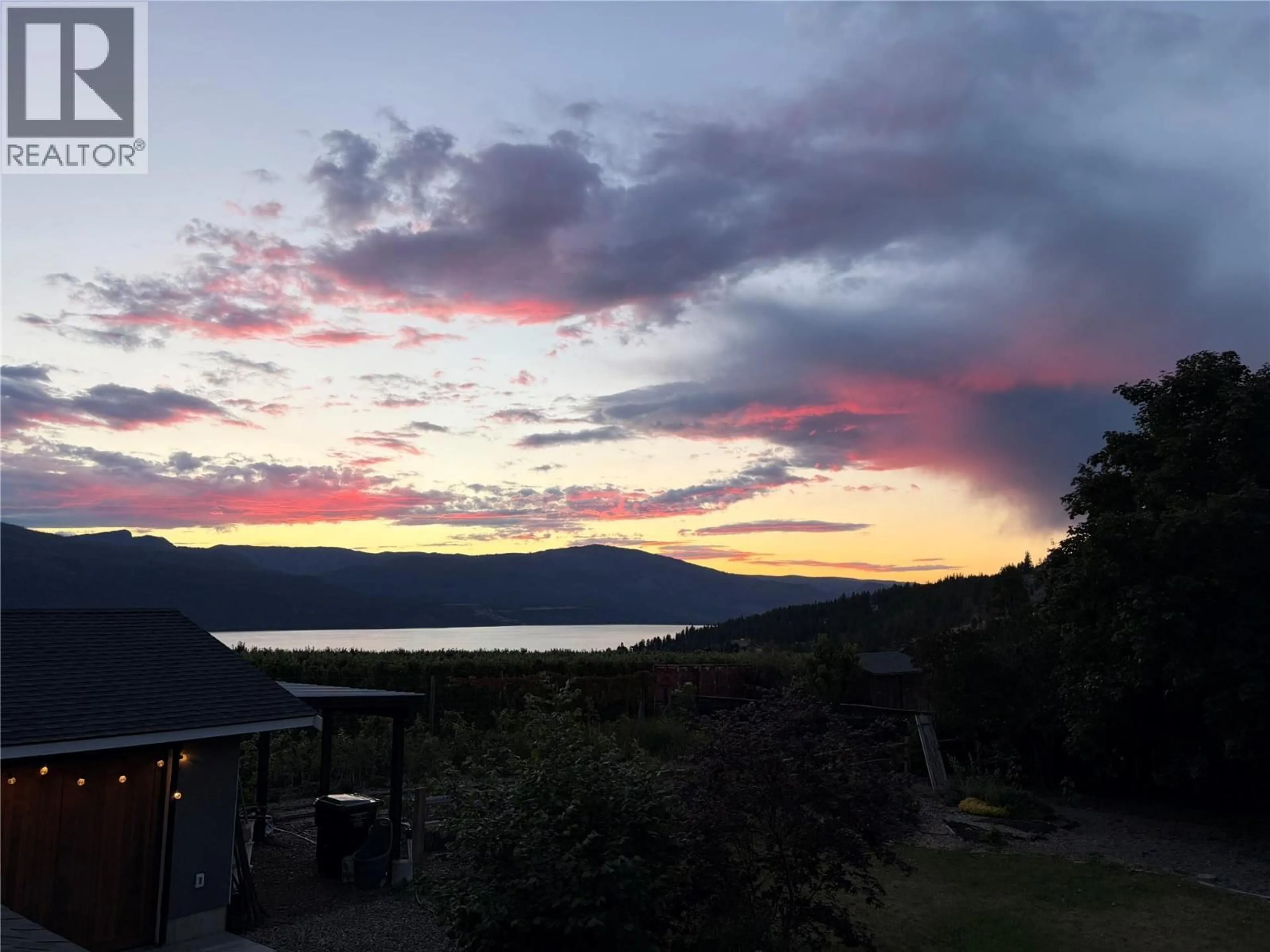 A pic from outside/outdoor area/front of a property/back of a property/a pic from drone, water/lake/river/ocean view for 2020 GOLDIE ROAD, Lake Country British Columbia V4V1G5