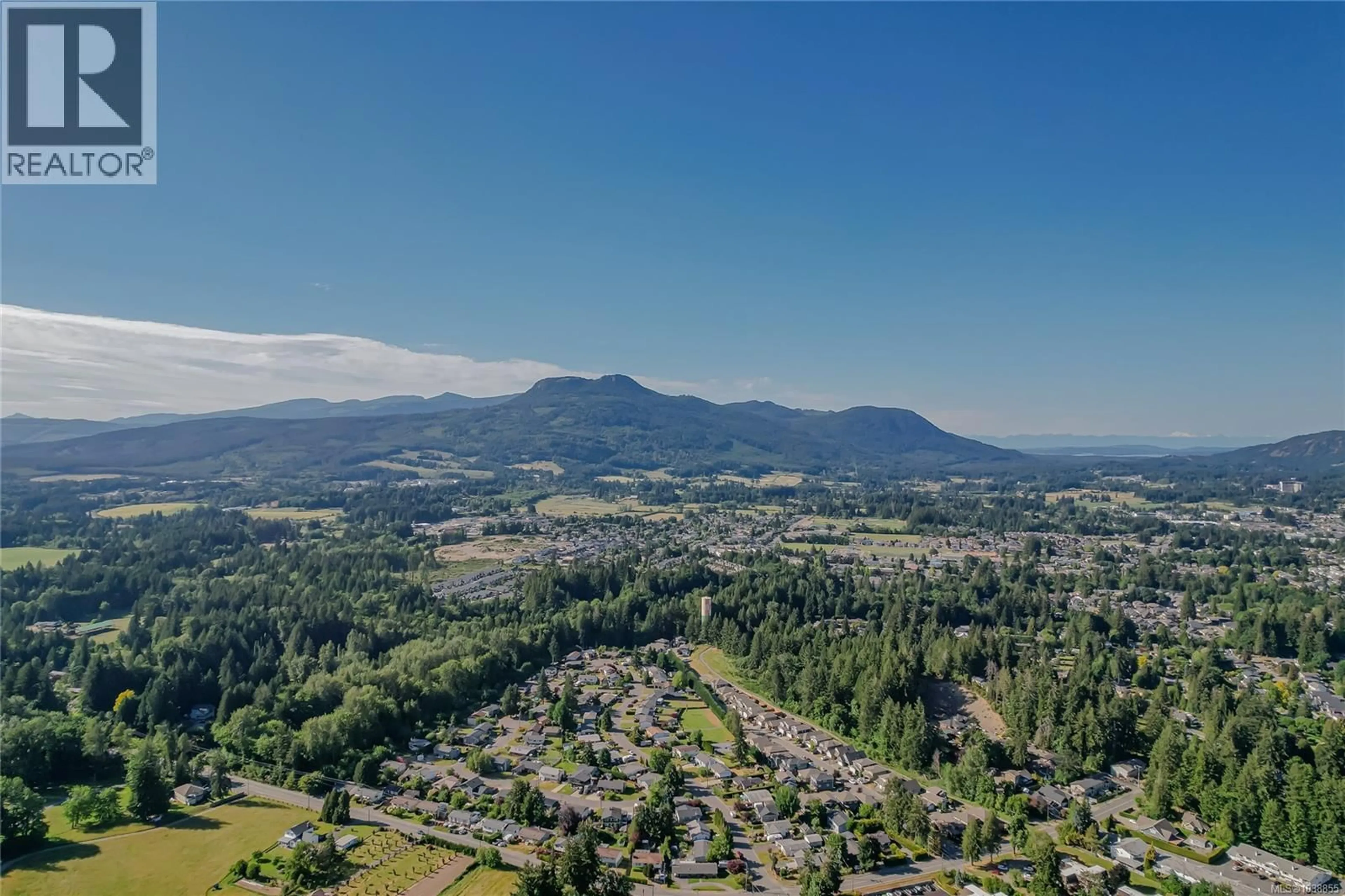 A pic from outside/outdoor area/front of a property/back of a property/a pic from drone, mountain view for 3246 GIBBINS ROAD, Duncan British Columbia V9L1G8