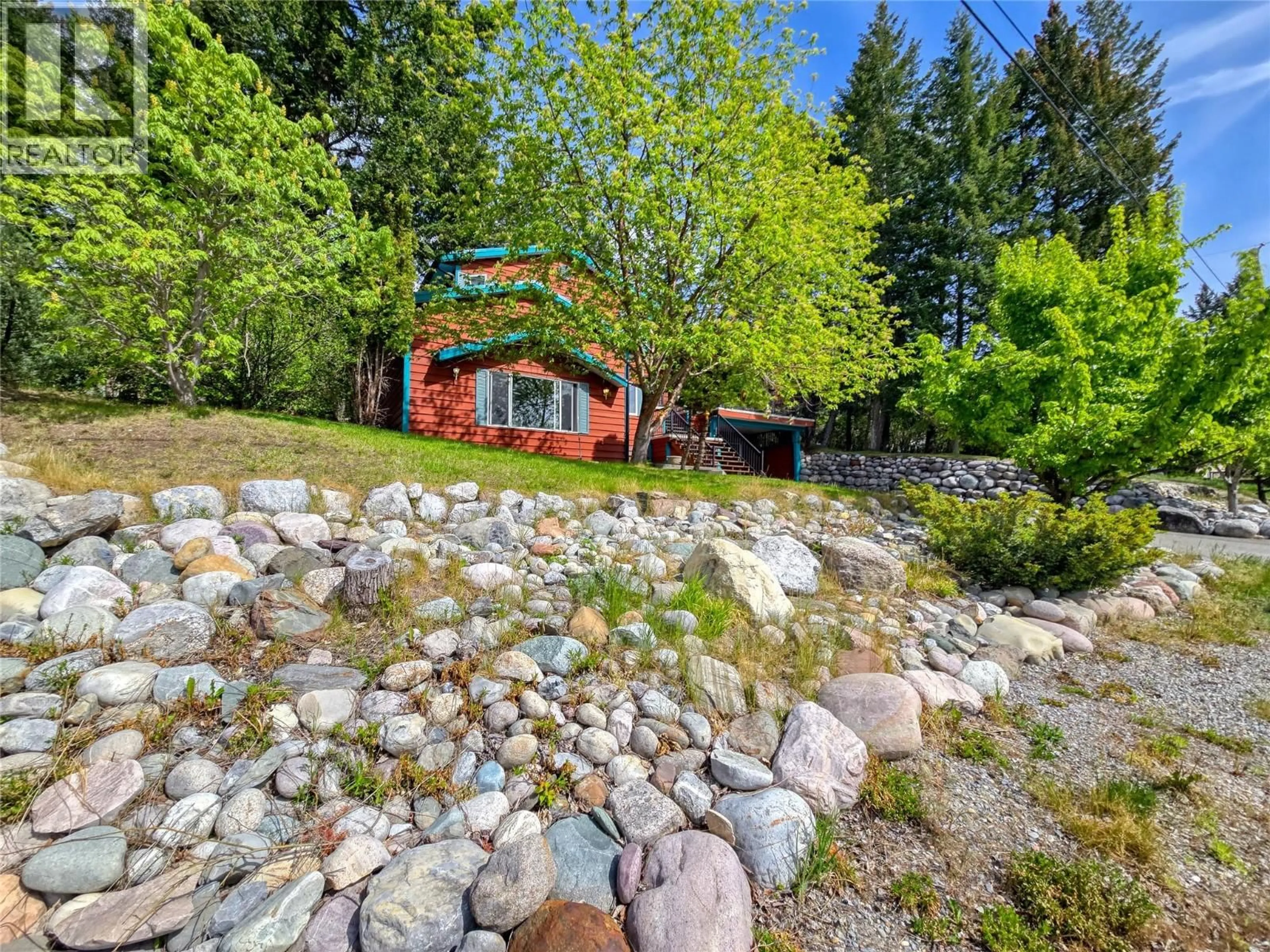 A pic from outside/outdoor area/front of a property/back of a property/a pic from drone, water/lake/river/ocean view for 4938 HOT SPRINGS ROAD, Fairmont Hot Springs British Columbia V0B1L1