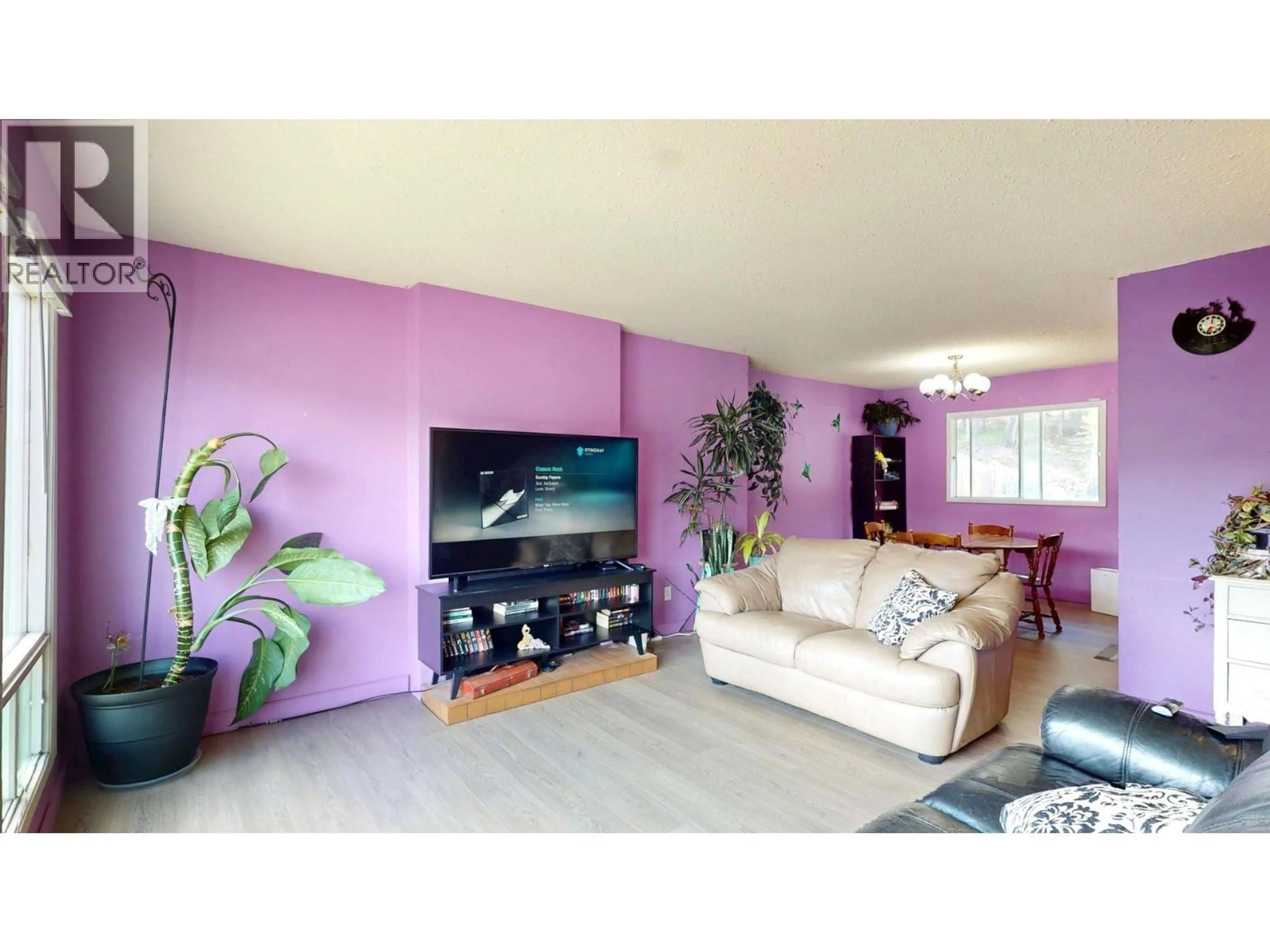 Living room with furniture, wood/laminate floor for 1323 ALPINE DRIVE, Elkford British Columbia V0B1H0