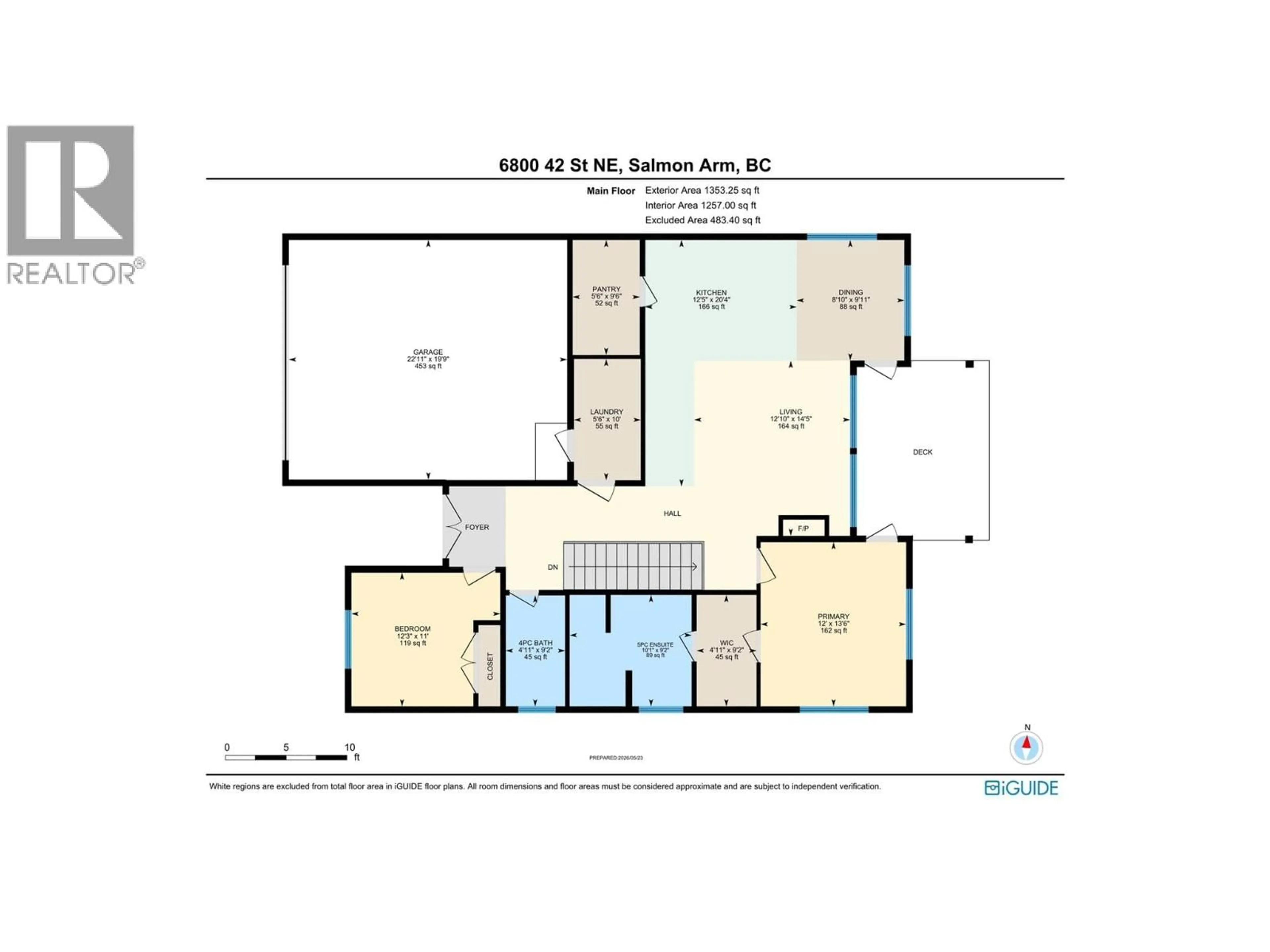Floor plan for 6800 42 STREET NORTHEAST, Salmon Arm British Columbia V0E1K0