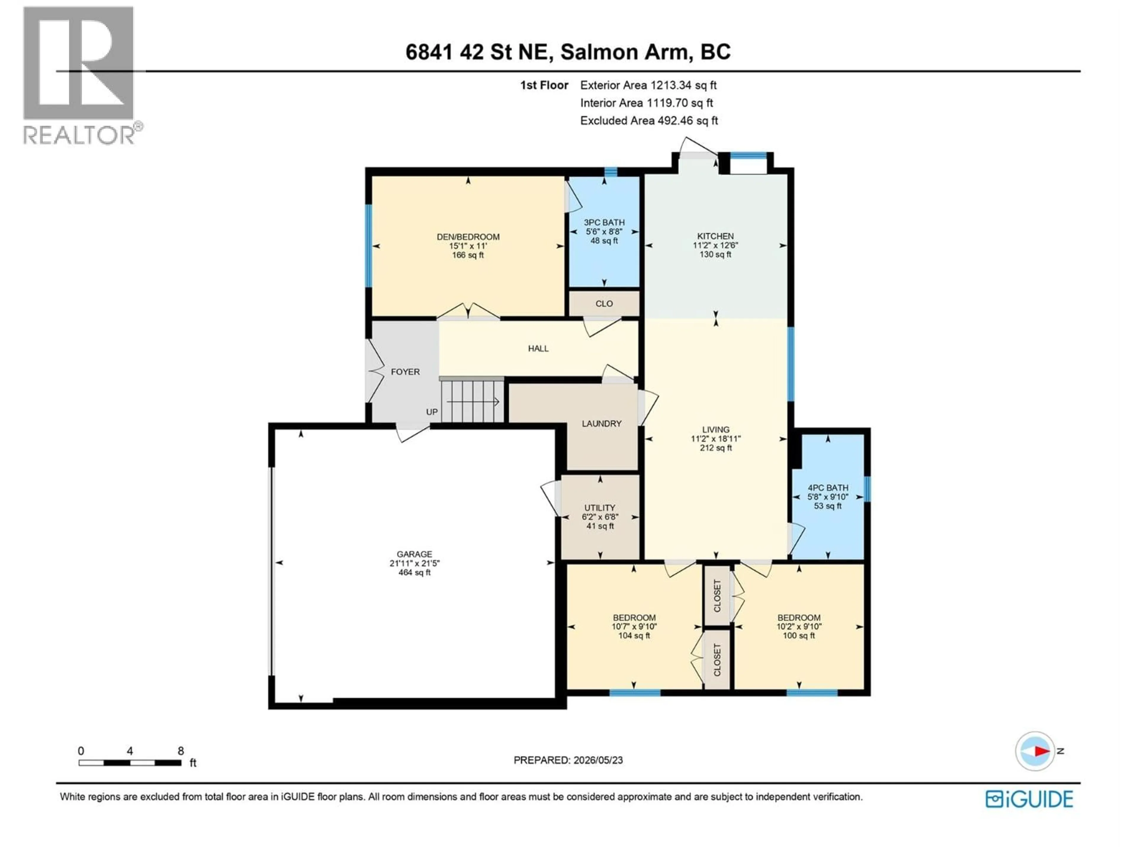 Floor plan for 6841 42 STREET NORTHEAST, Salmon Arm British Columbia V0E1K0