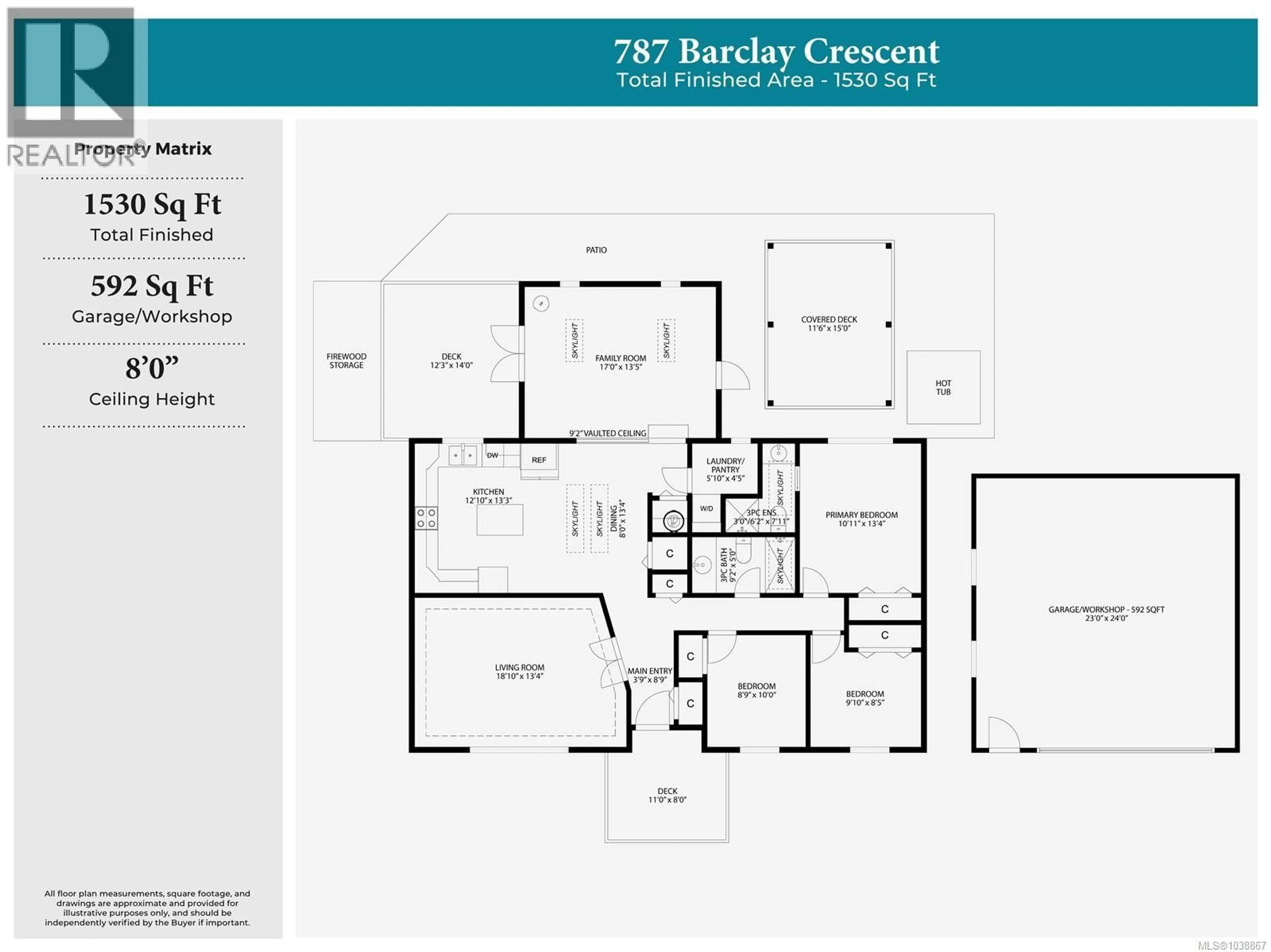 Floor plan for 787 BARCLAY CRESCENT, French Creek British Columbia V9P1Z3