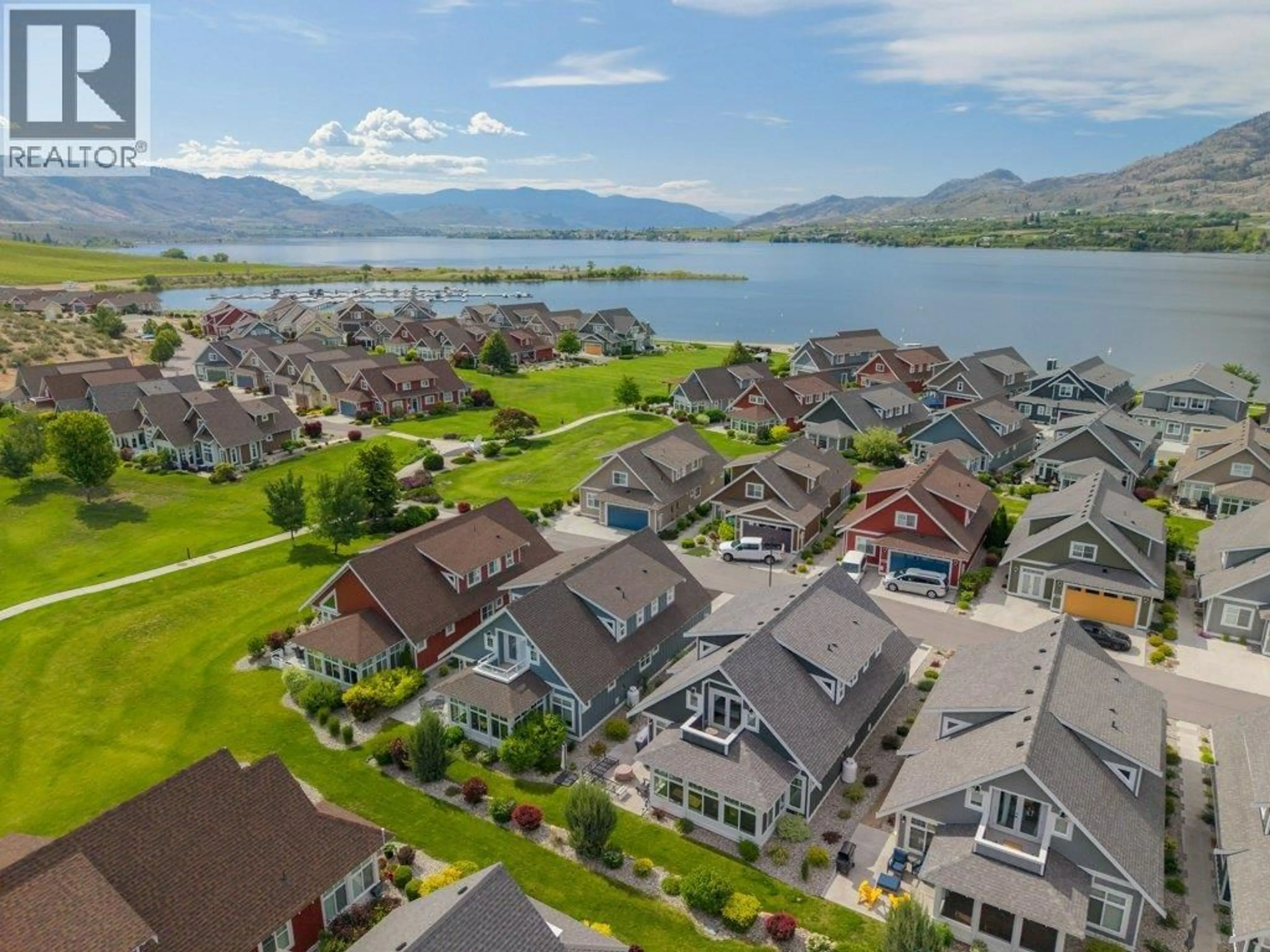 A pic from outside/outdoor area/front of a property/back of a property/a pic from drone, water/lake/river/ocean view for 68 - 2450 RADIO TOWER ROAD, Oliver British Columbia V0H1T1