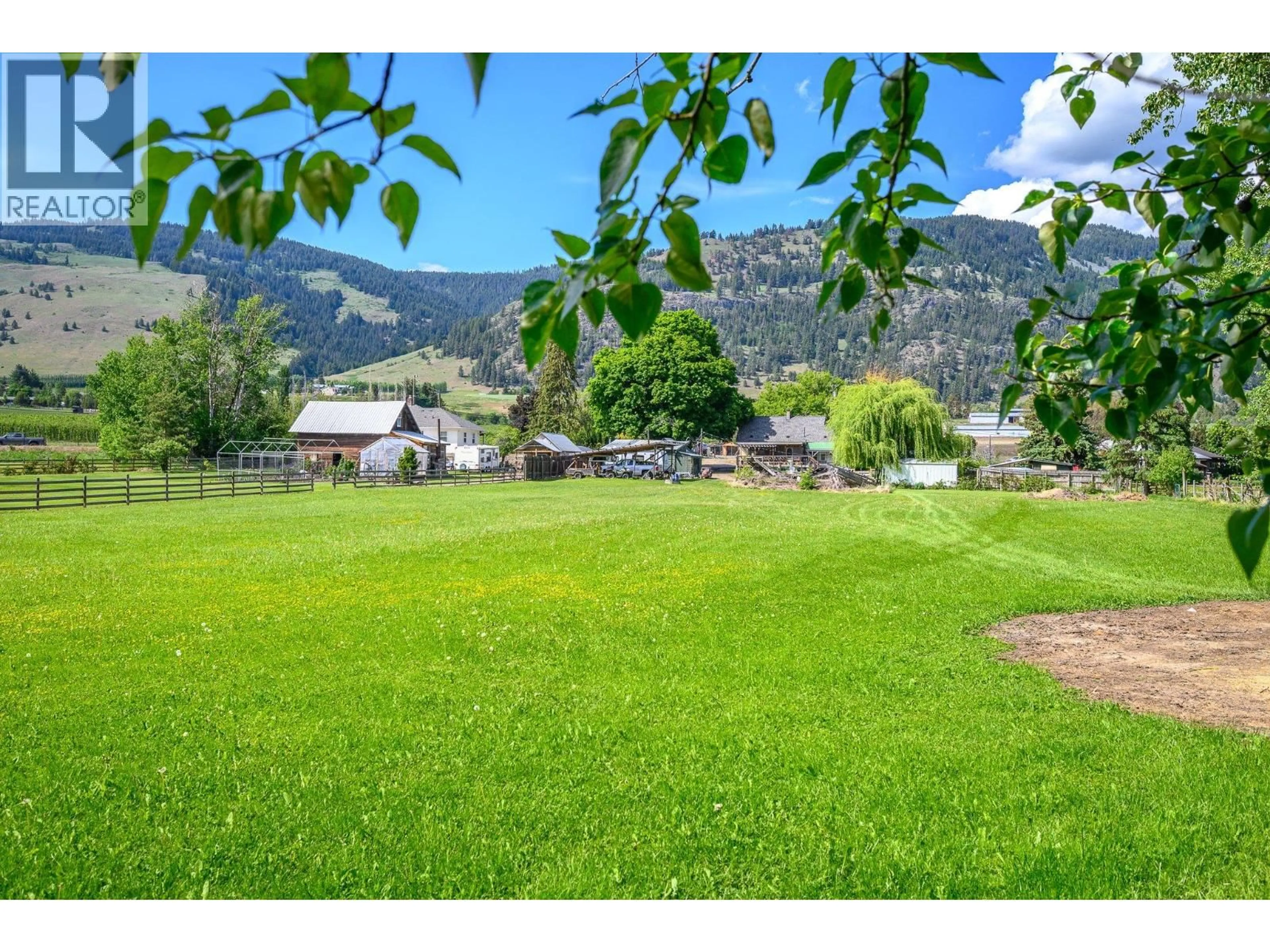A pic from outside/outdoor area/front of a property/back of a property/a pic from drone, mountain view for 6934 HIGHWAY 6 OTHER, Coldstream British Columbia V1B3H1