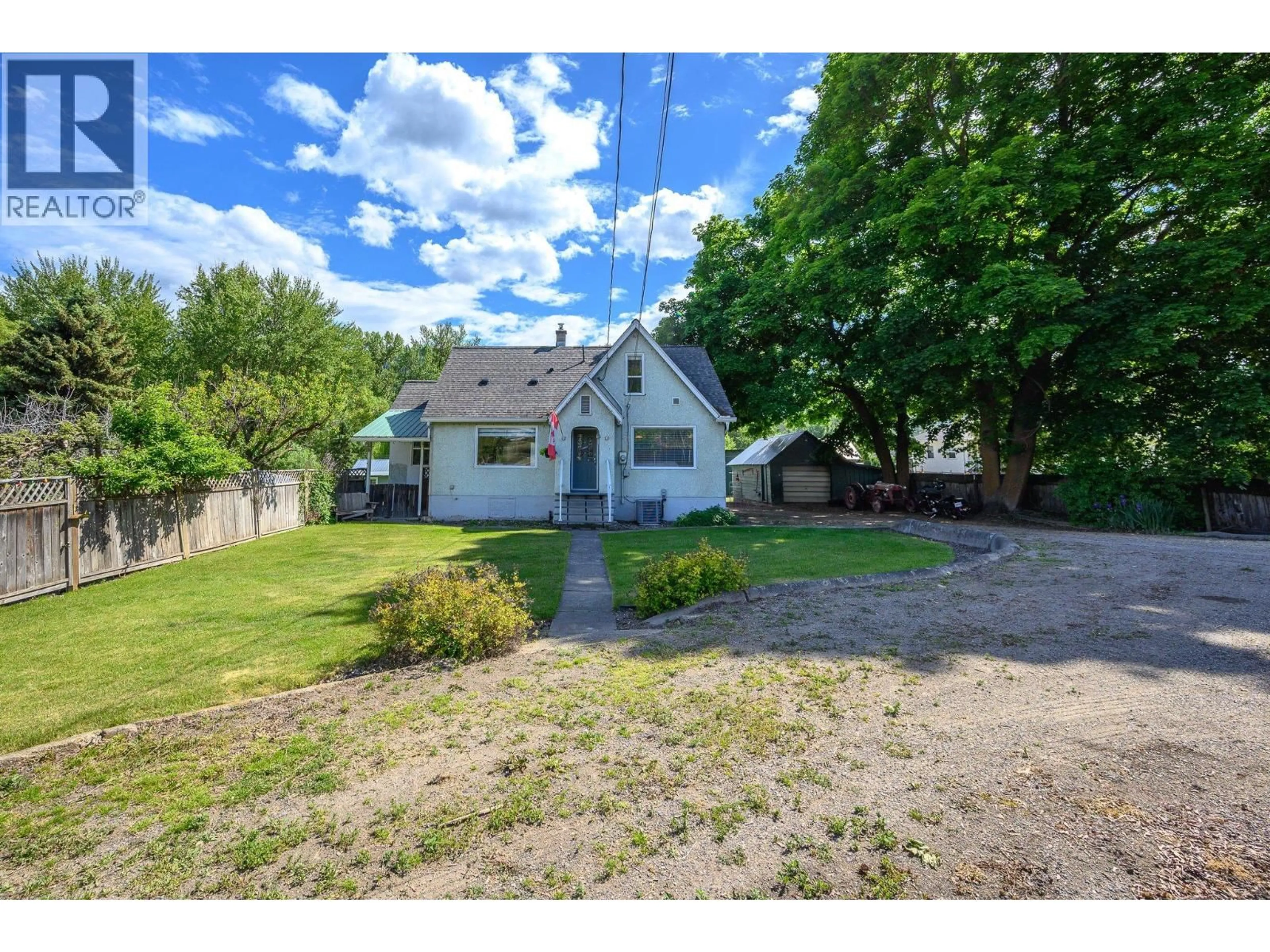 A pic from outside/outdoor area/front of a property/back of a property/a pic from drone, street for 6934 HIGHWAY 6 OTHER, Coldstream British Columbia V1B3H1