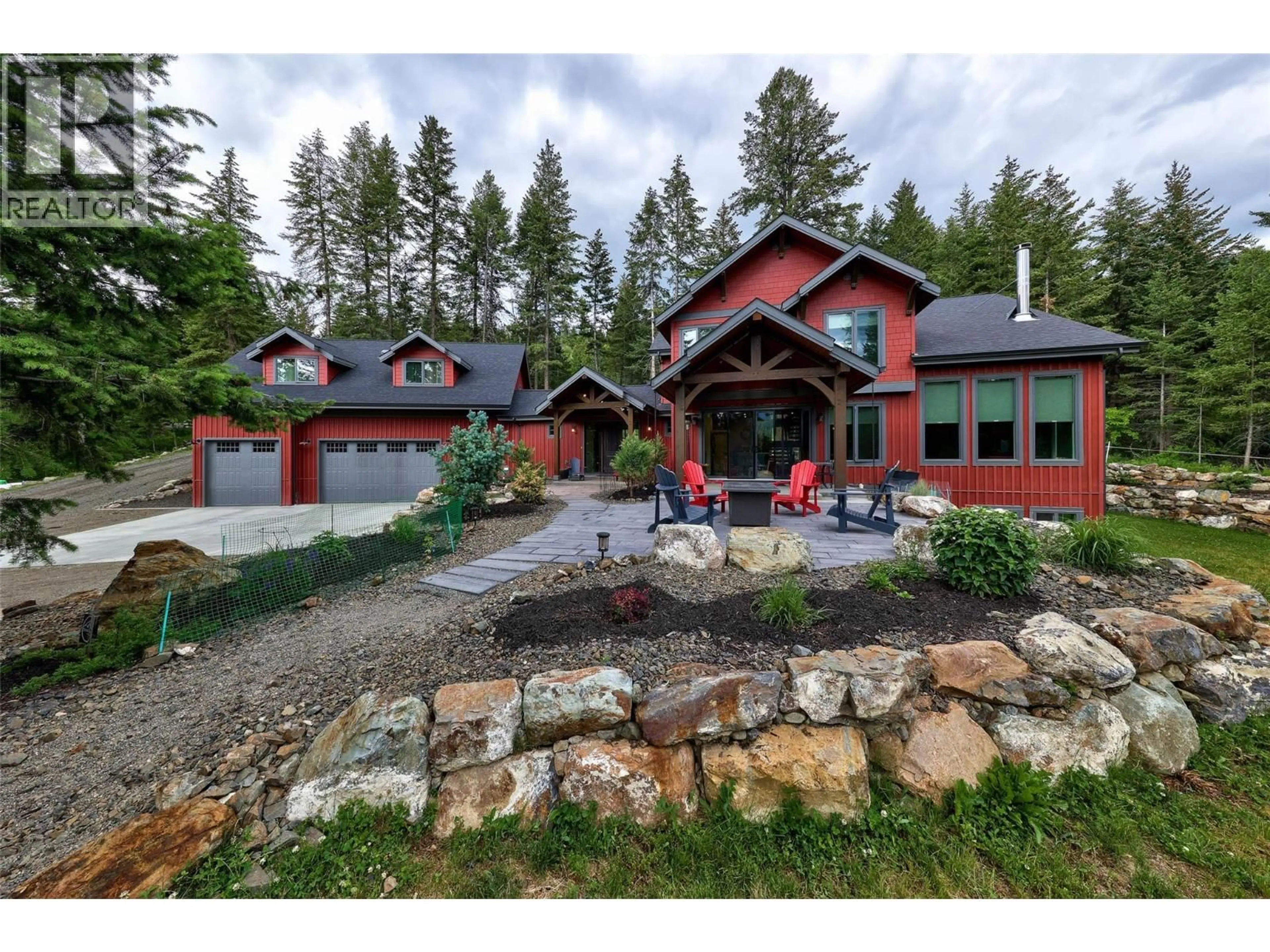 A pic from outside/outdoor area/front of a property/back of a property/a pic from drone, mountain view for 6560 FAWNHILL ROAD, Kamloops British Columbia V0E1Z0