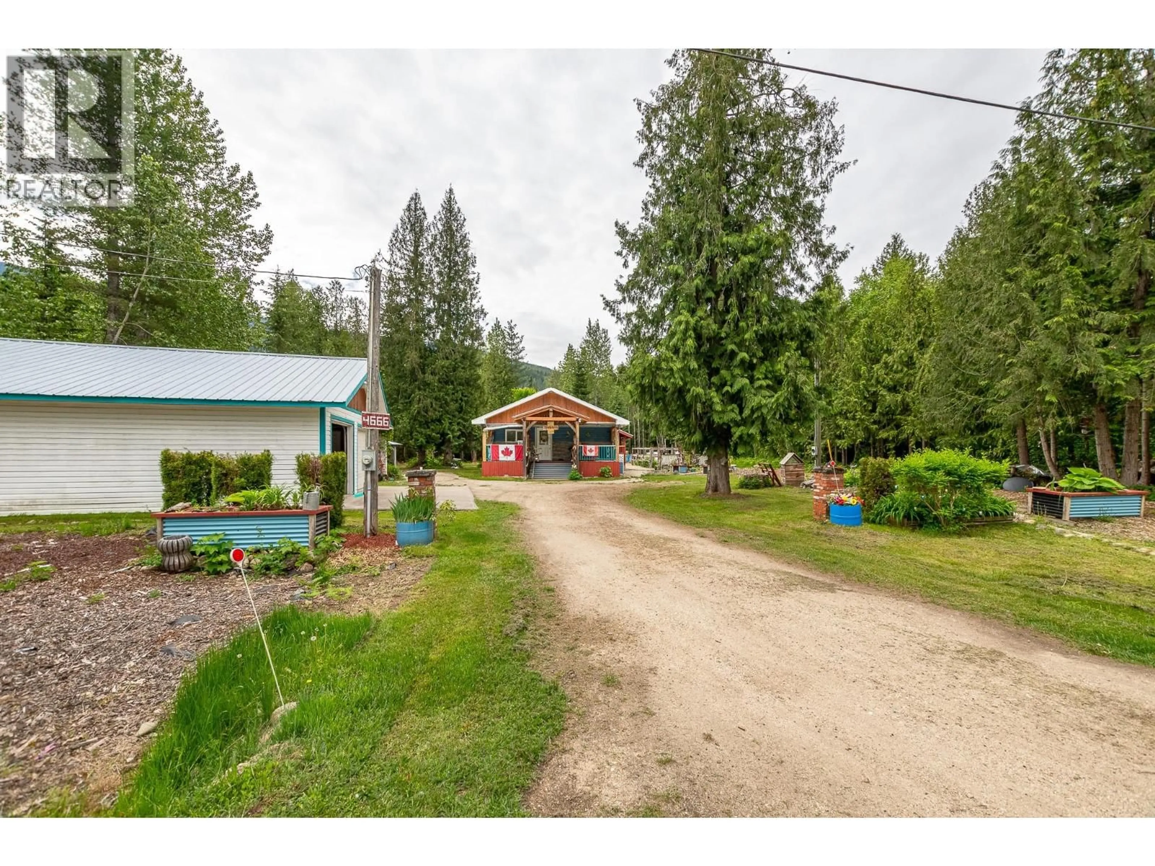 A pic from outside/outdoor area/front of a property/back of a property/a pic from drone, unknown for 4666 ACKERMAN ROAD, Malakwa British Columbia V0E2V0