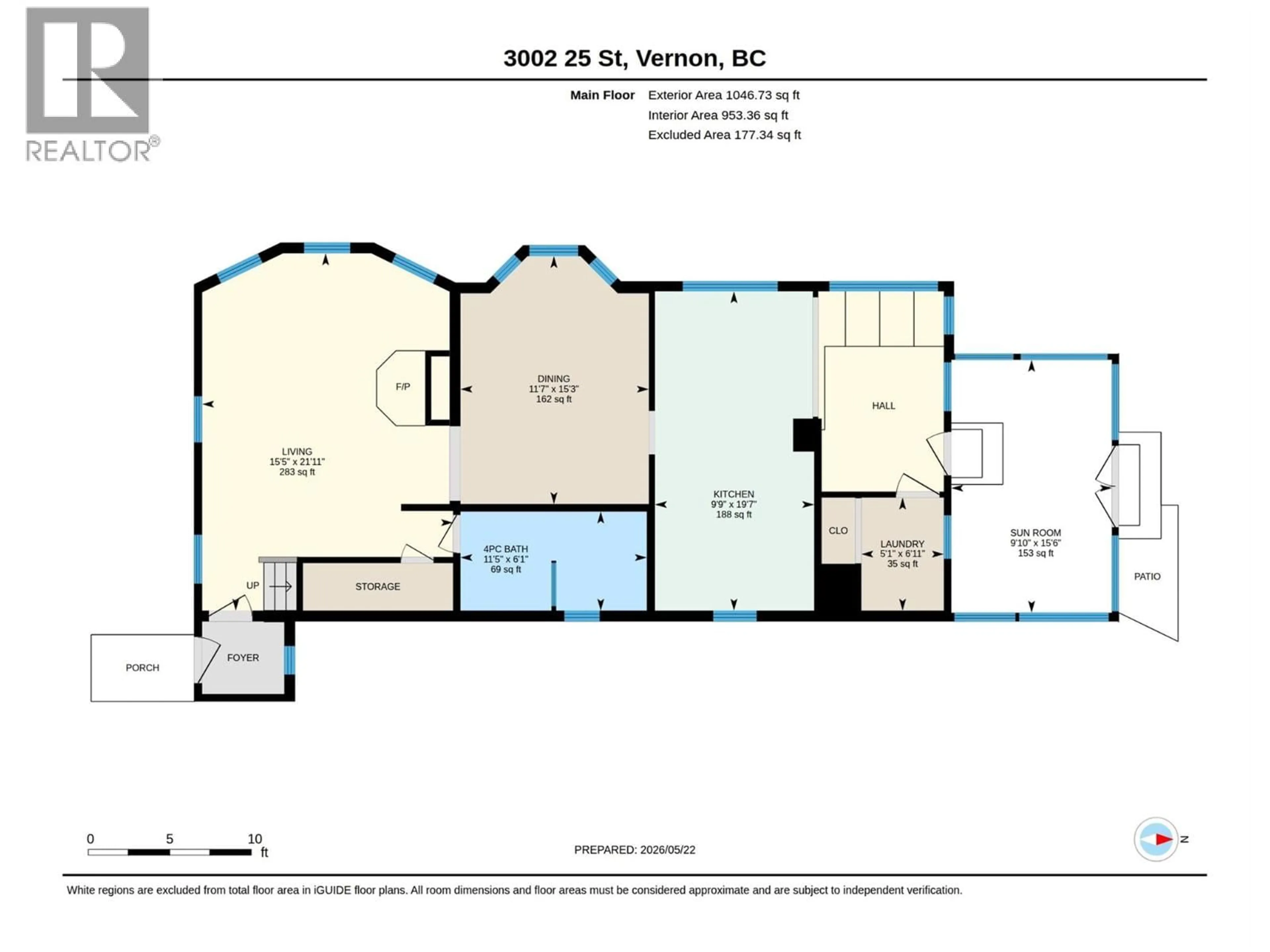 Floor plan for 3002 25 STREET, Vernon British Columbia V1T4R1