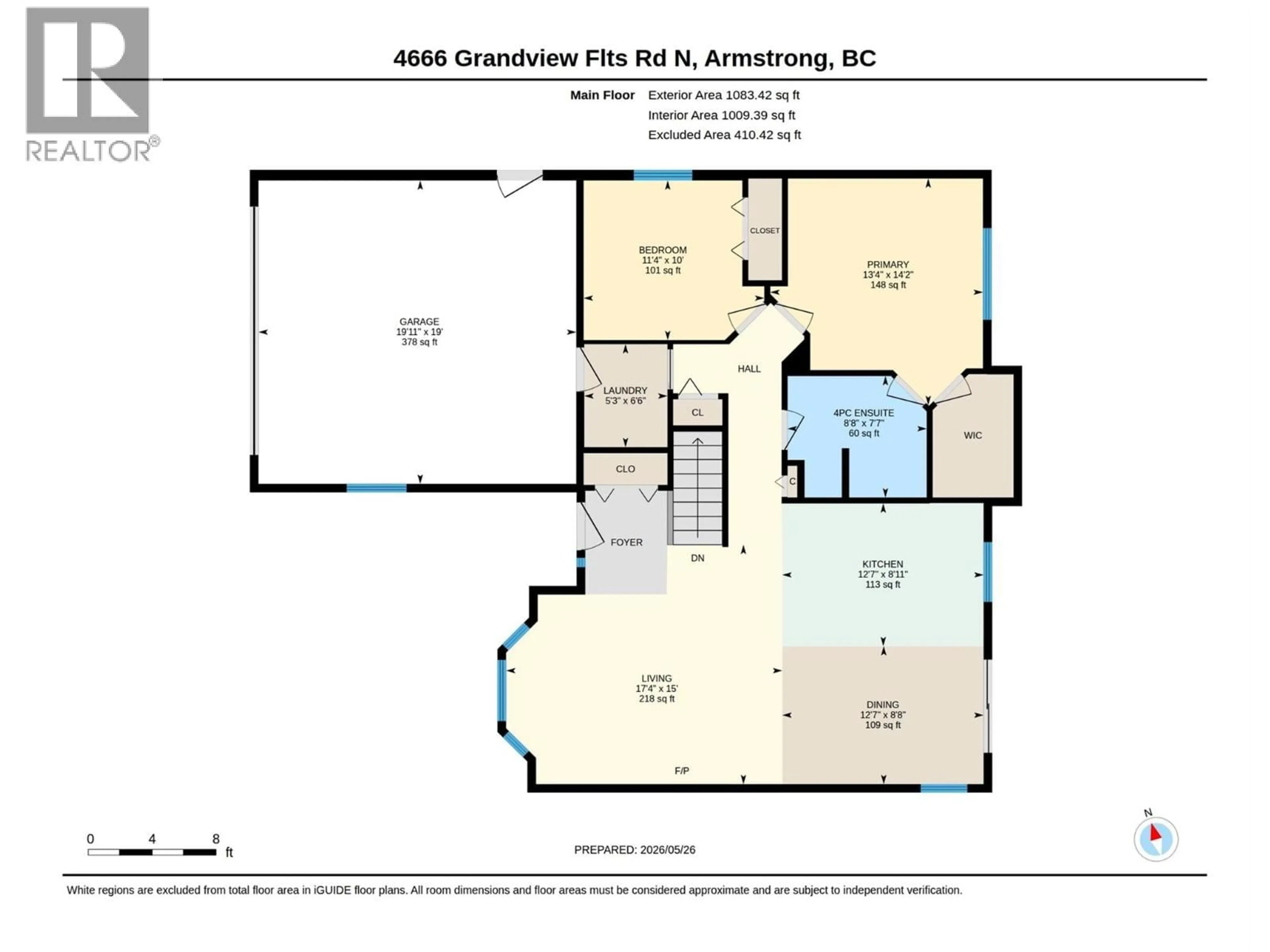 Floor plan for 4666 GRANDVIEW FLATS ROAD NORTH, Spallumcheen British Columbia V4Y0P7