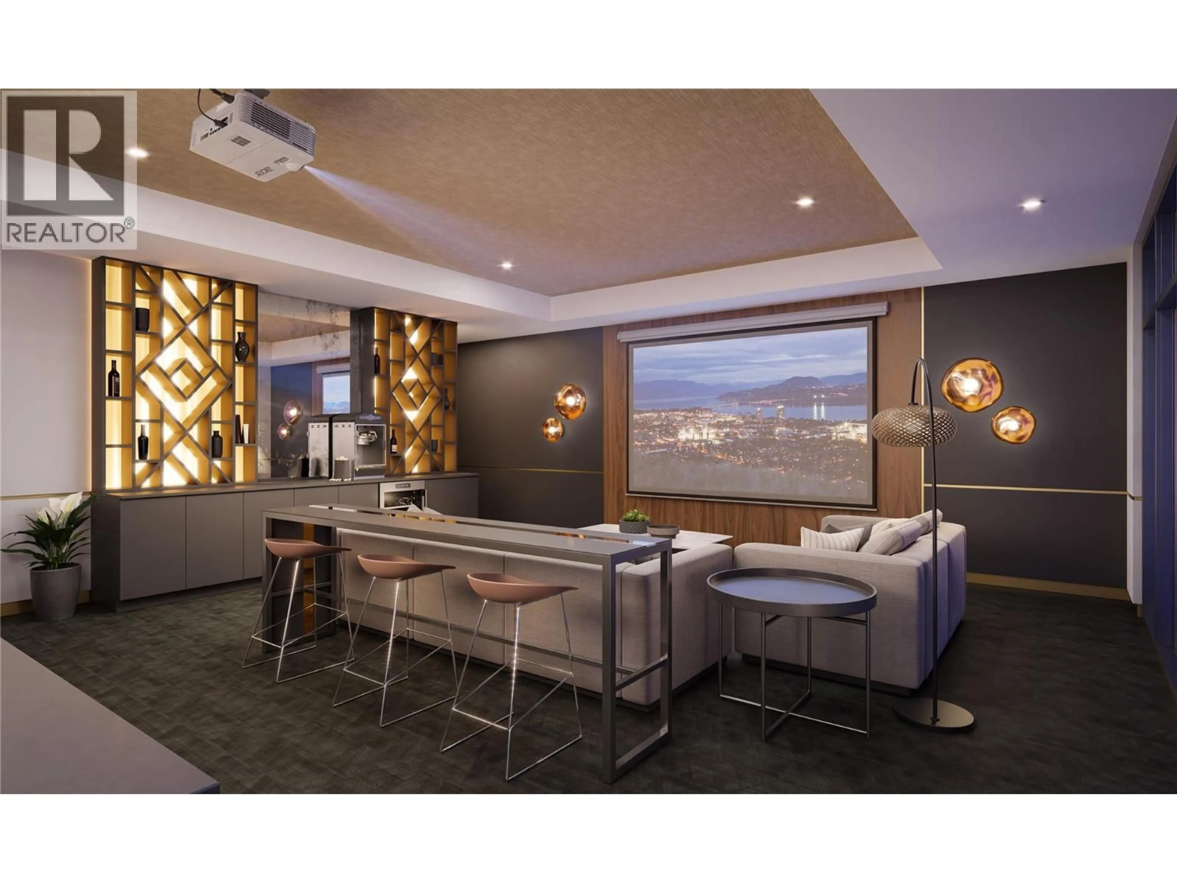 Home theater for 517 - 1281 PRIDHAM AVENUE, Kelowna British Columbia V1Y6B3