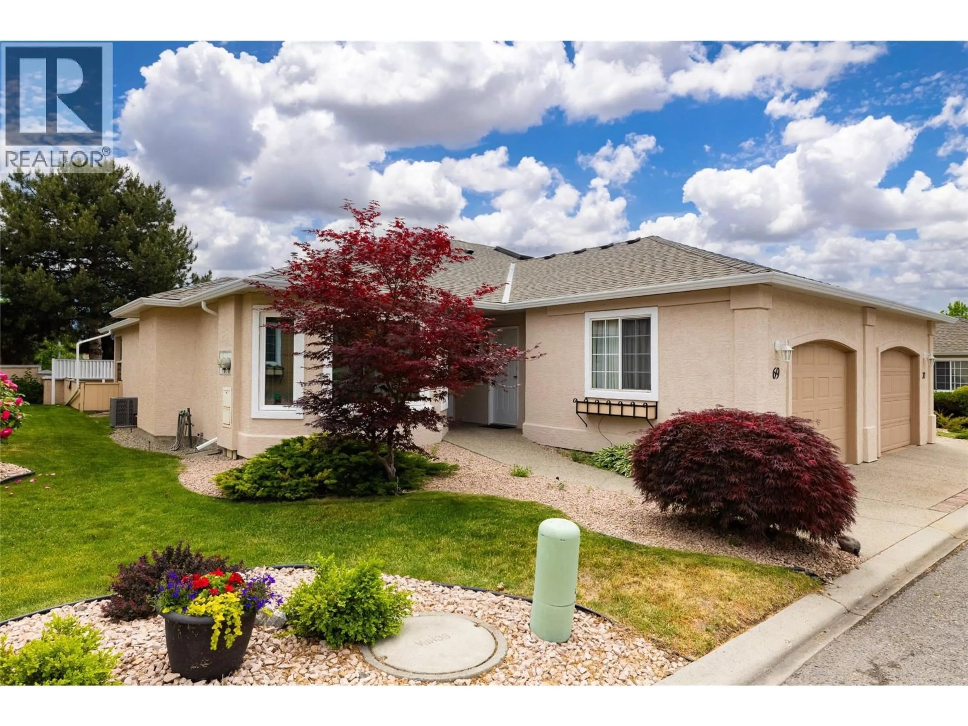 Home with vinyl exterior material, street for 69 - 2250 LOUIE DRIVE, Westbank British Columbia V4T2M6