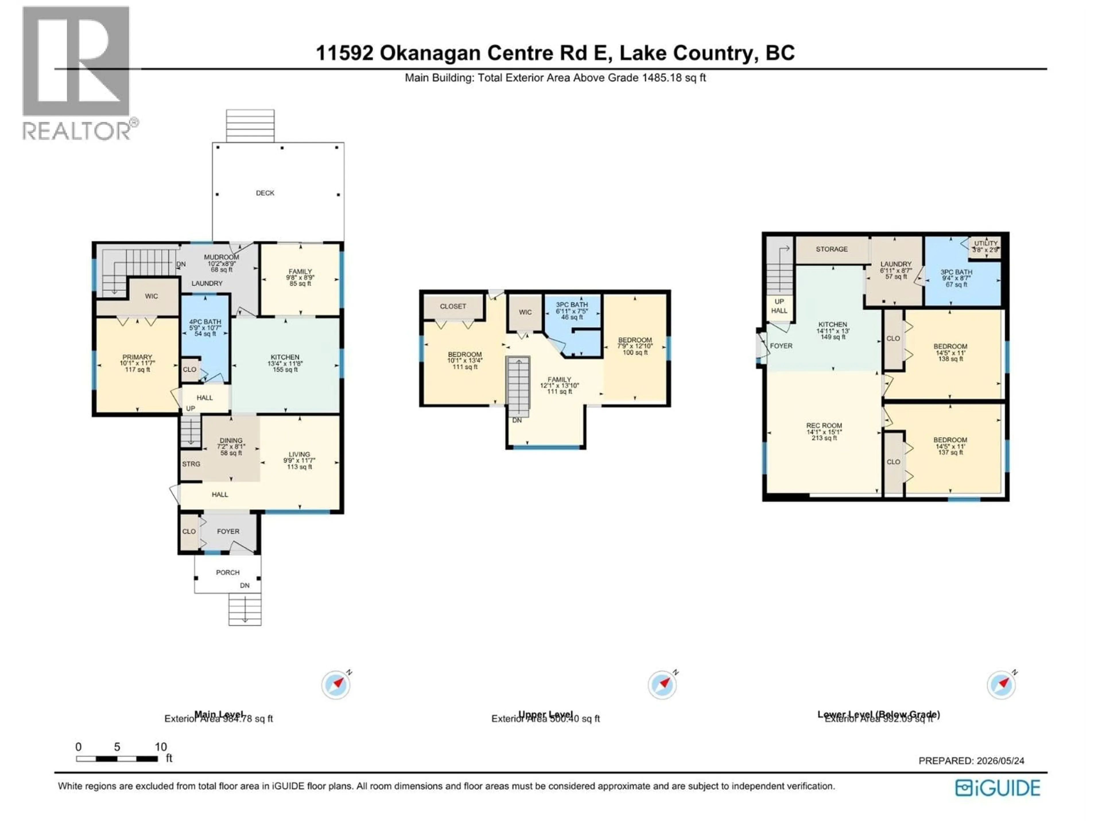 Floor plan for 11592 OKANAGAN CENTRE ROAD EAST, Lake Country British Columbia V4V1G4
