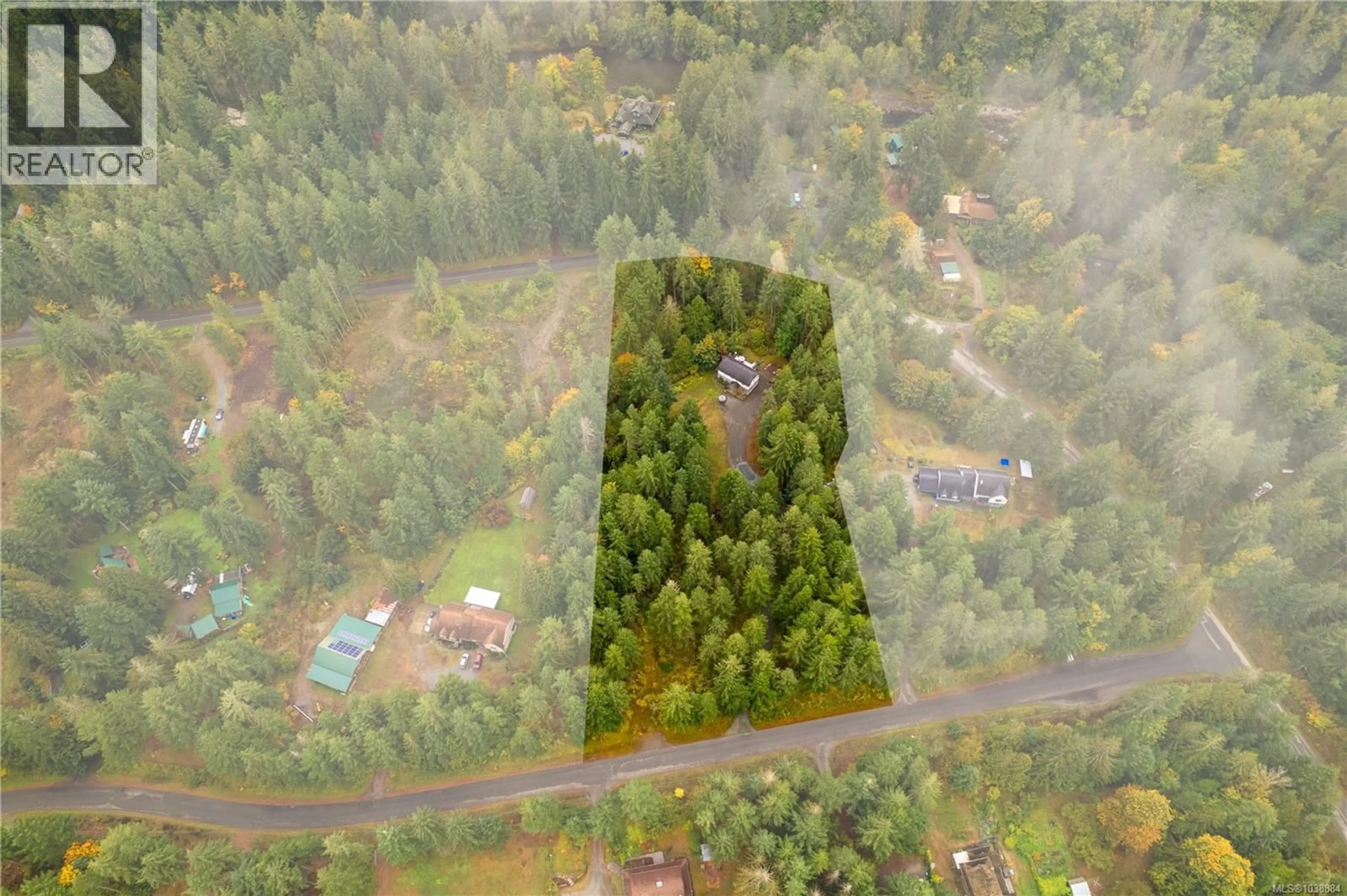 A pic from outside/outdoor area/front of a property/back of a property/a pic from drone, forest/trees view for 5708 RIVER VALLEY ROAD, Duncan British Columbia V9L6H8