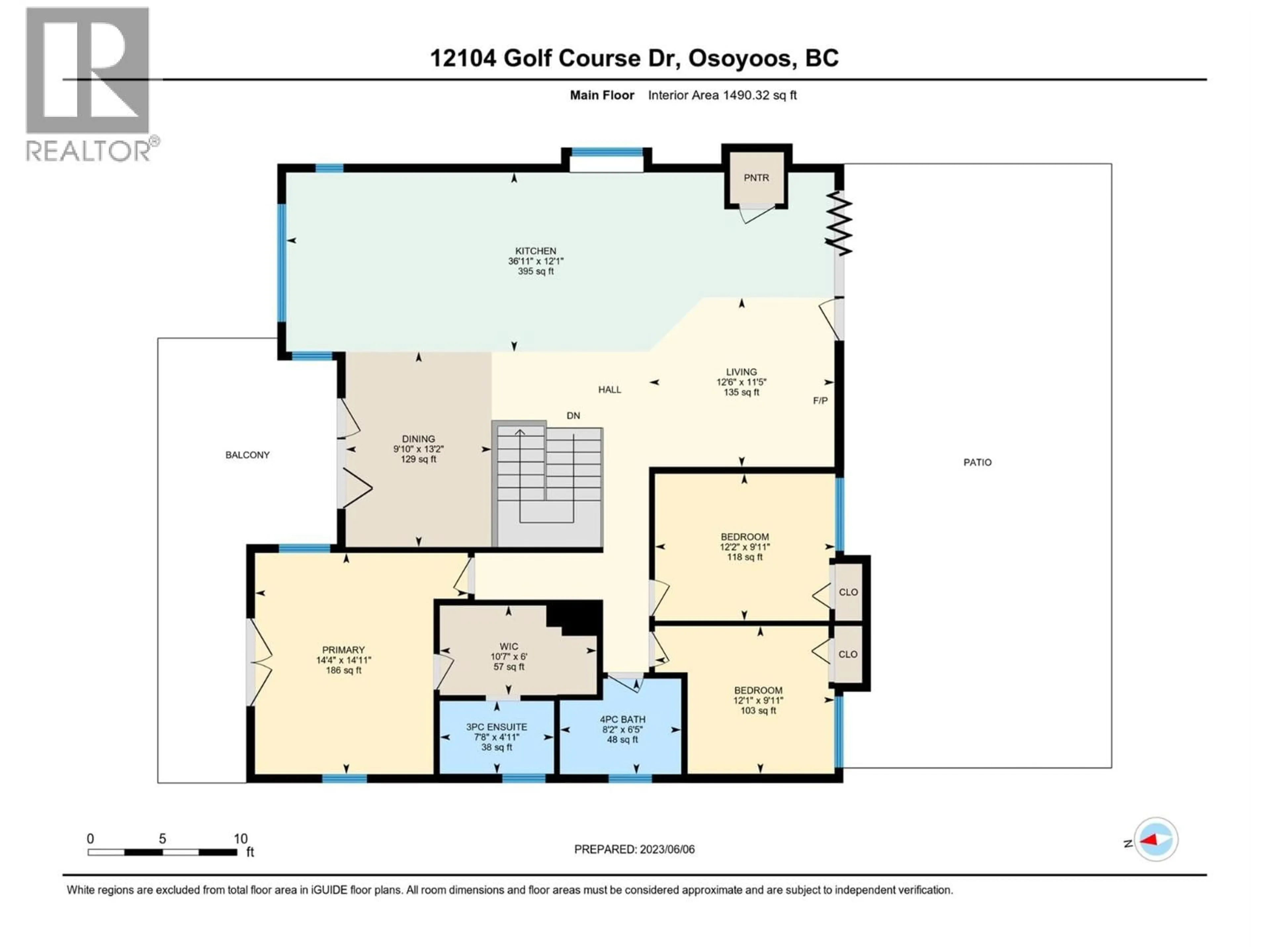 Floor plan for 12104 GOLF COURSE DRIVE, Osoyoos British Columbia V0H1V4