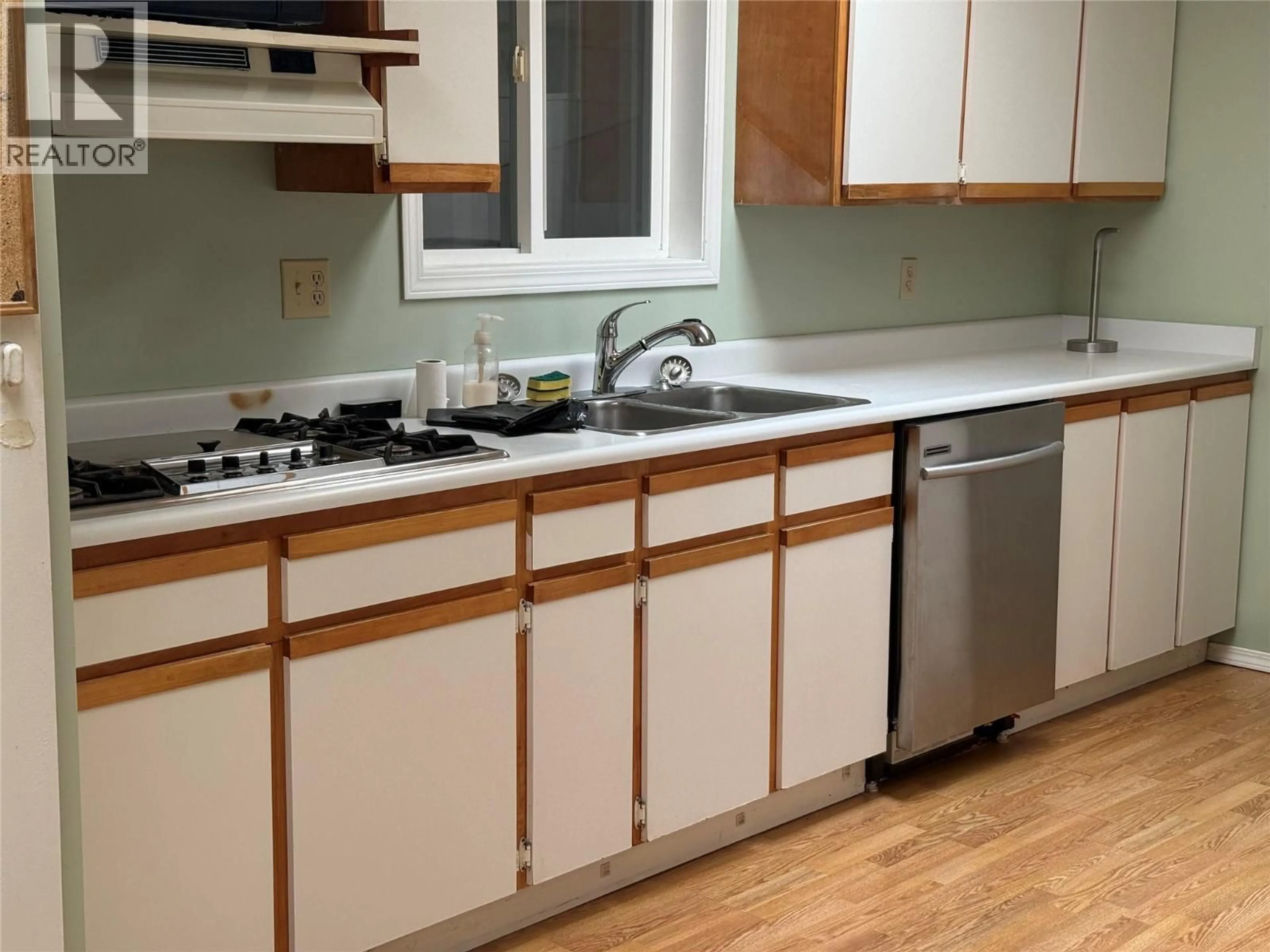 Standard kitchen, wood/laminate floor for 8164 NORTH FORK ROAD, Grand Forks British Columbia V0H1H2