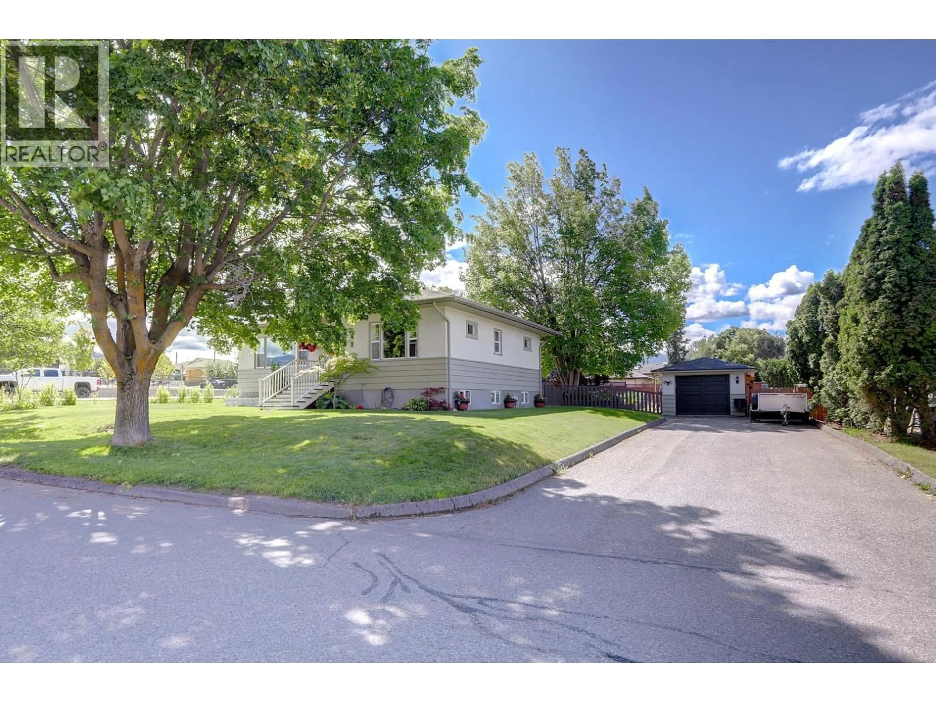 A pic from outside/outdoor area/front of a property/back of a property/a pic from drone, street for 1800 30TH AVENUE, Vernon British Columbia V1T2A5