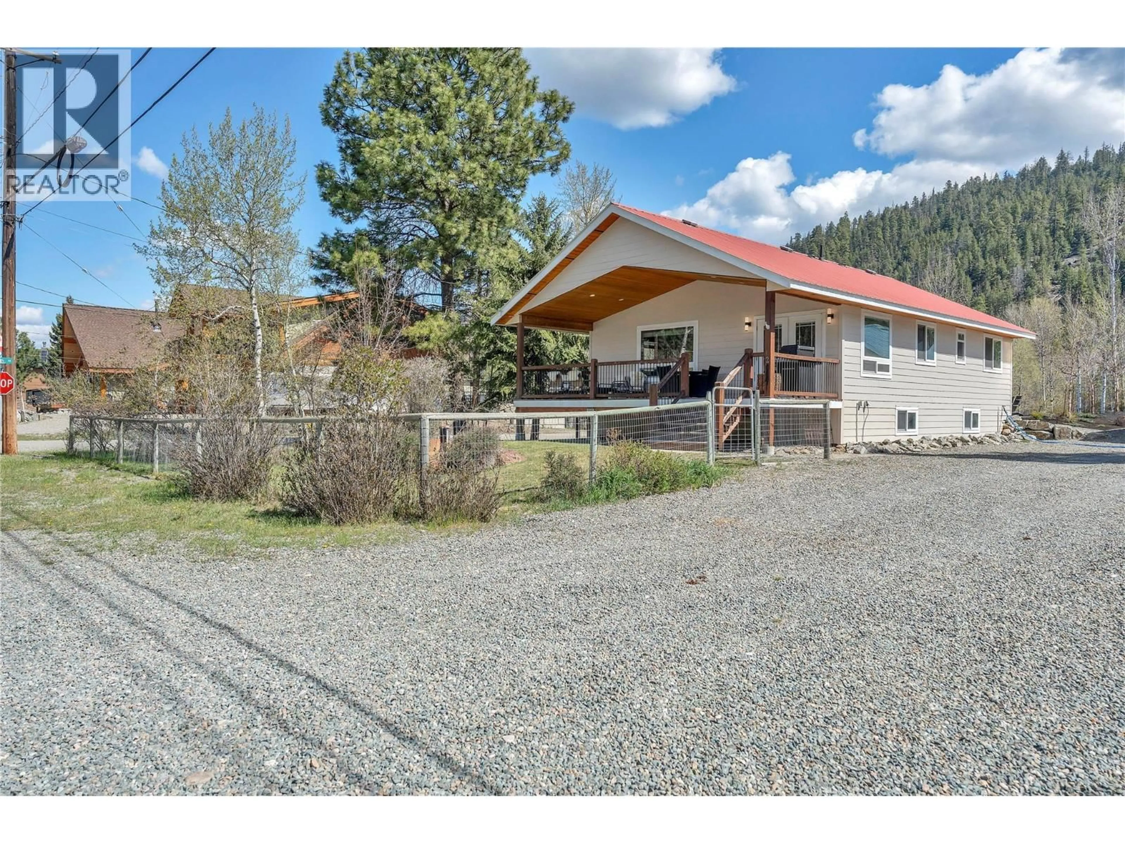 A pic from outside/outdoor area/front of a property/back of a property/a pic from drone, mountain view for 2657 NICOLA AVENUE, Tulameen British Columbia V0X1W0