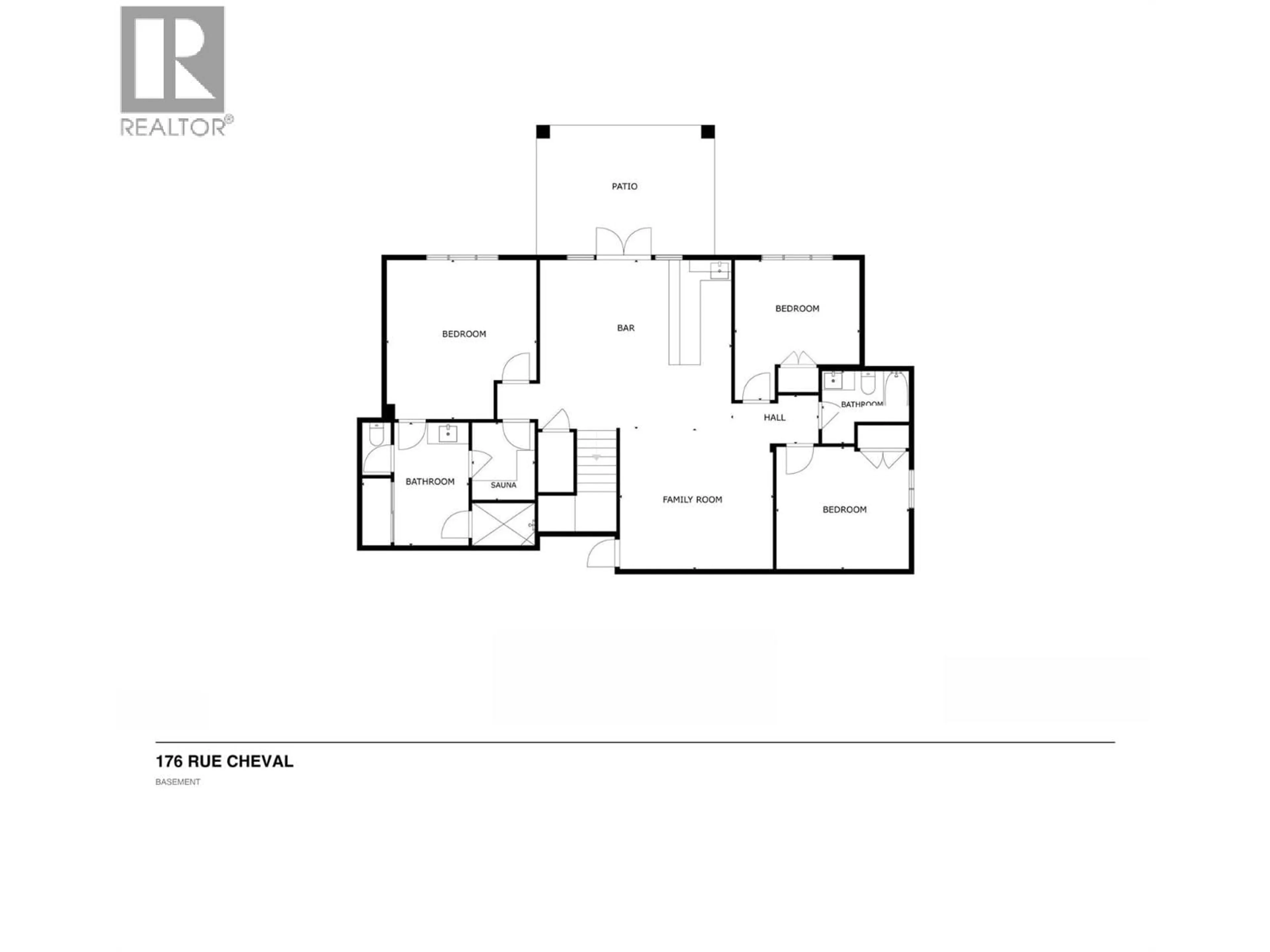 Floor plan for 176 RUE CHEVAL NOIR STREET, Kamloops British Columbia V1S0B3