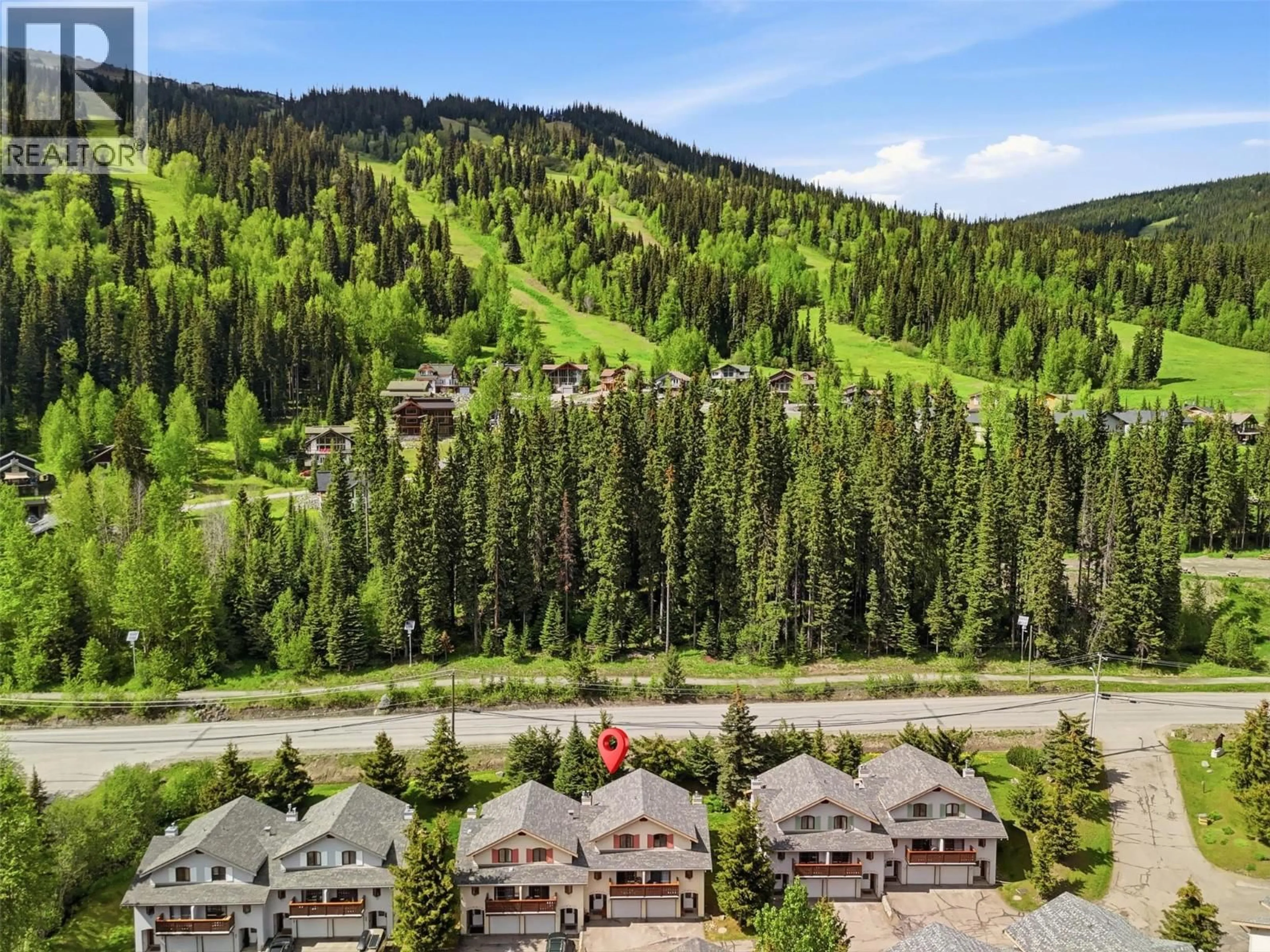 A pic from outside/outdoor area/front of a property/back of a property/a pic from drone, mountain view for 26 - 2160 SUN PEAKS ROAD, Sun Peaks British Columbia V0E5N0