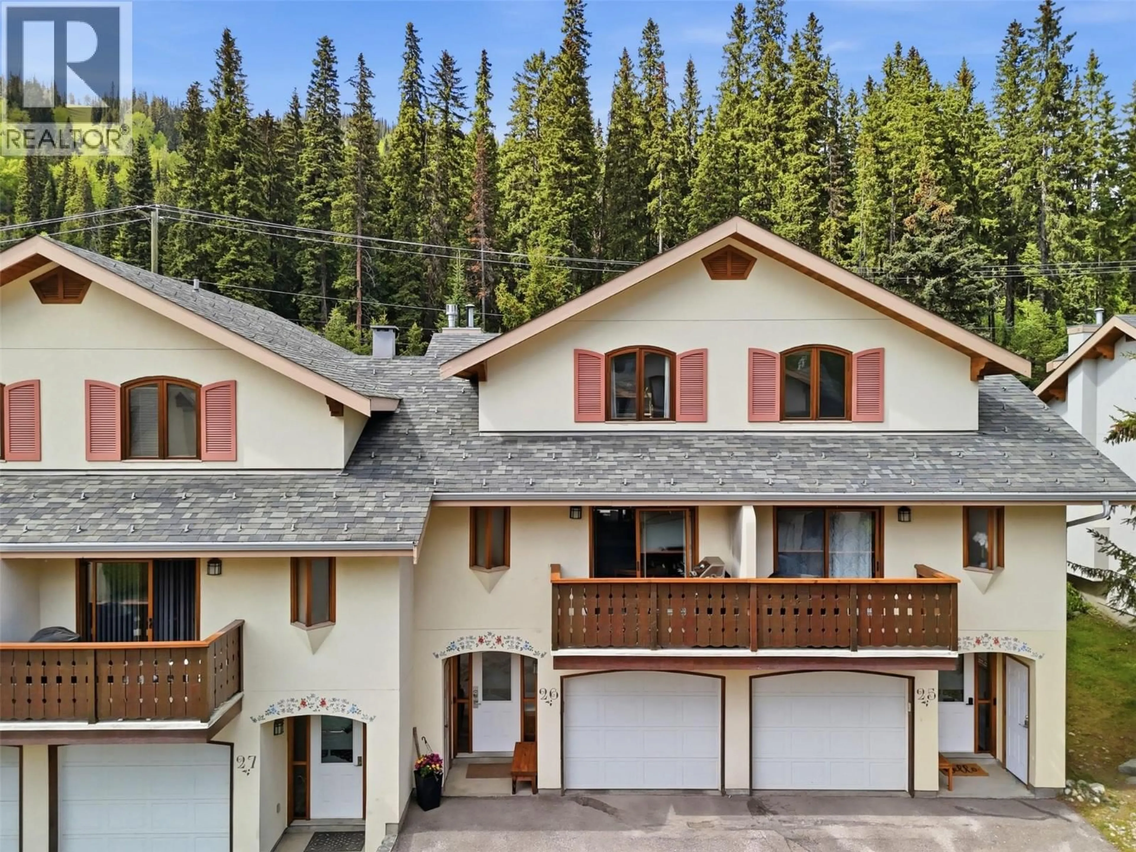 A pic from outside/outdoor area/front of a property/back of a property/a pic from drone, unknown for 26 - 2160 SUN PEAKS ROAD, Sun Peaks British Columbia V0E5N0