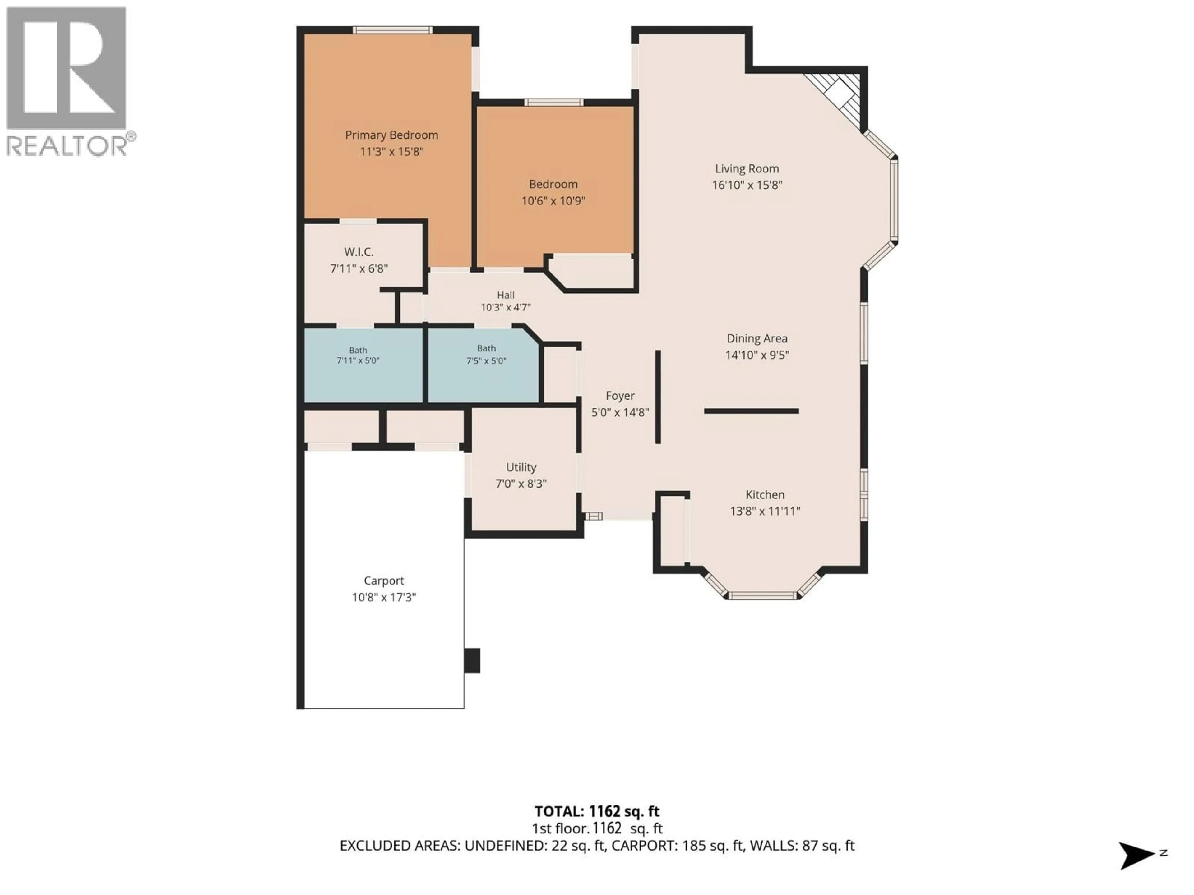 Floor plan for 12 - 215 TAYLOR ROAD, Kelowna British Columbia V1X4G1
