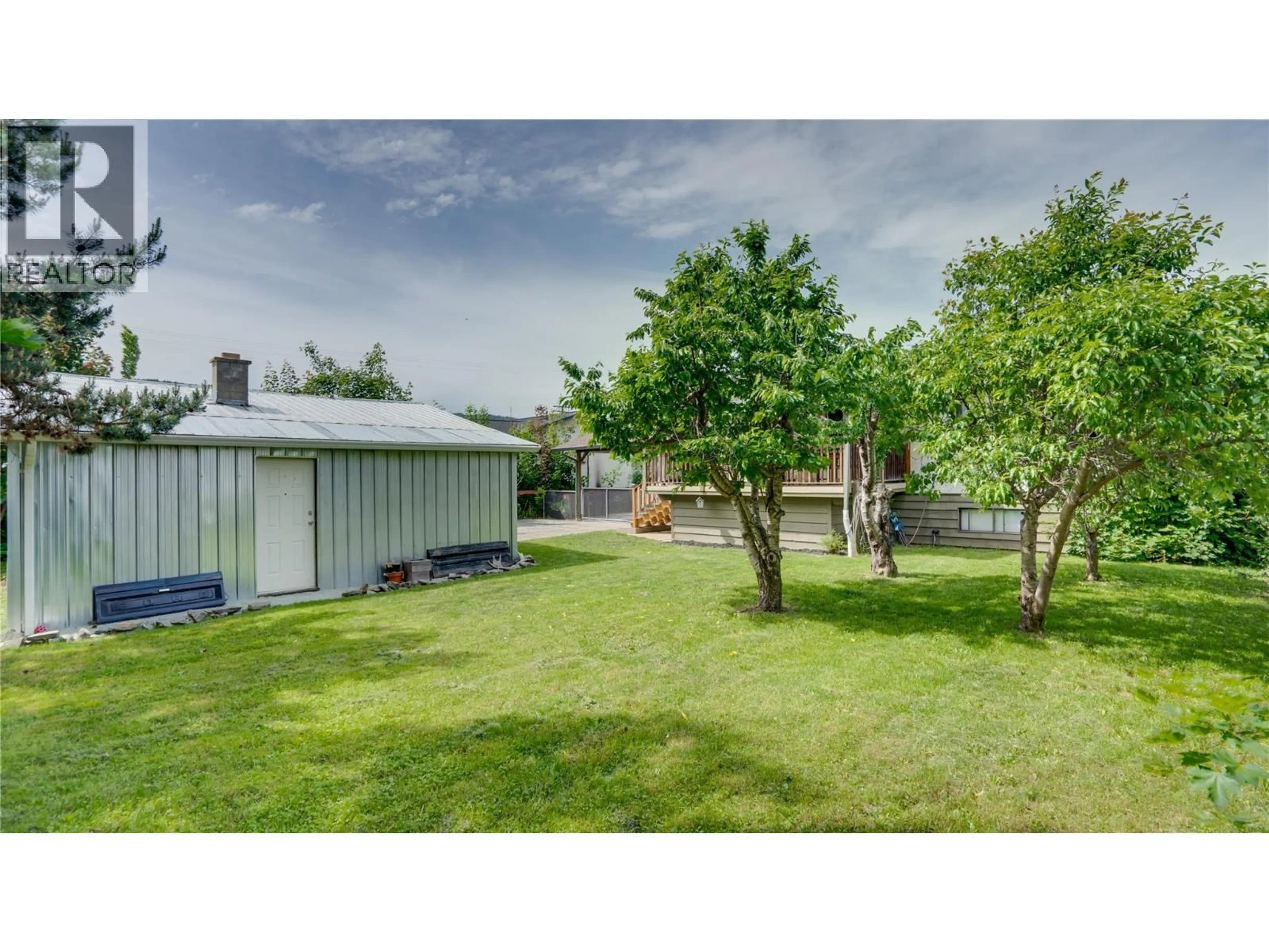 A pic from outside/outdoor area/front of a property/back of a property/a pic from drone, unknown for 308 LARSEN AVENUE, Enderby British Columbia V0E1V2