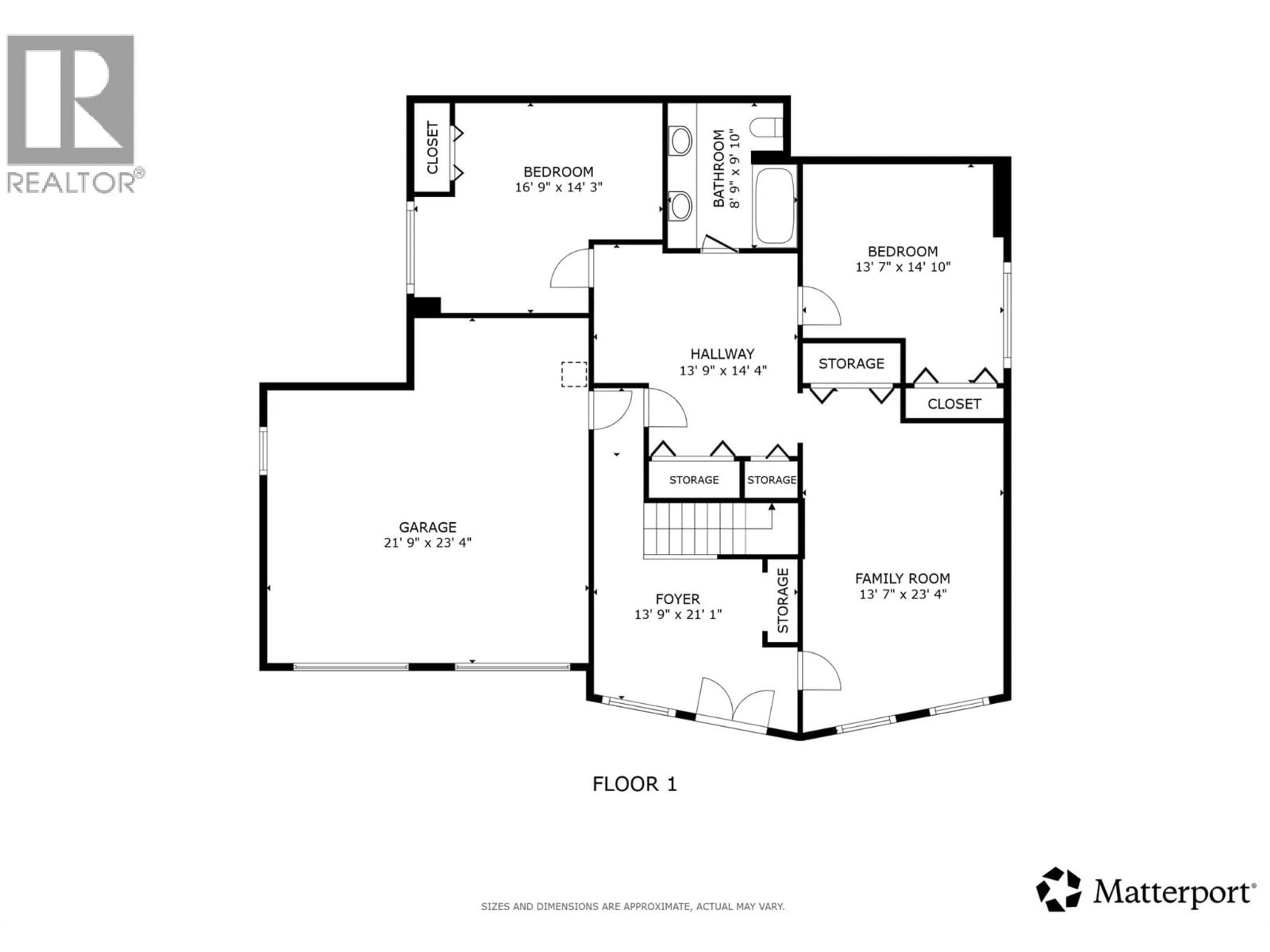 Floor plan for 1750 SONORA DRIVE, Kelowna British Columbia V1Y8K7