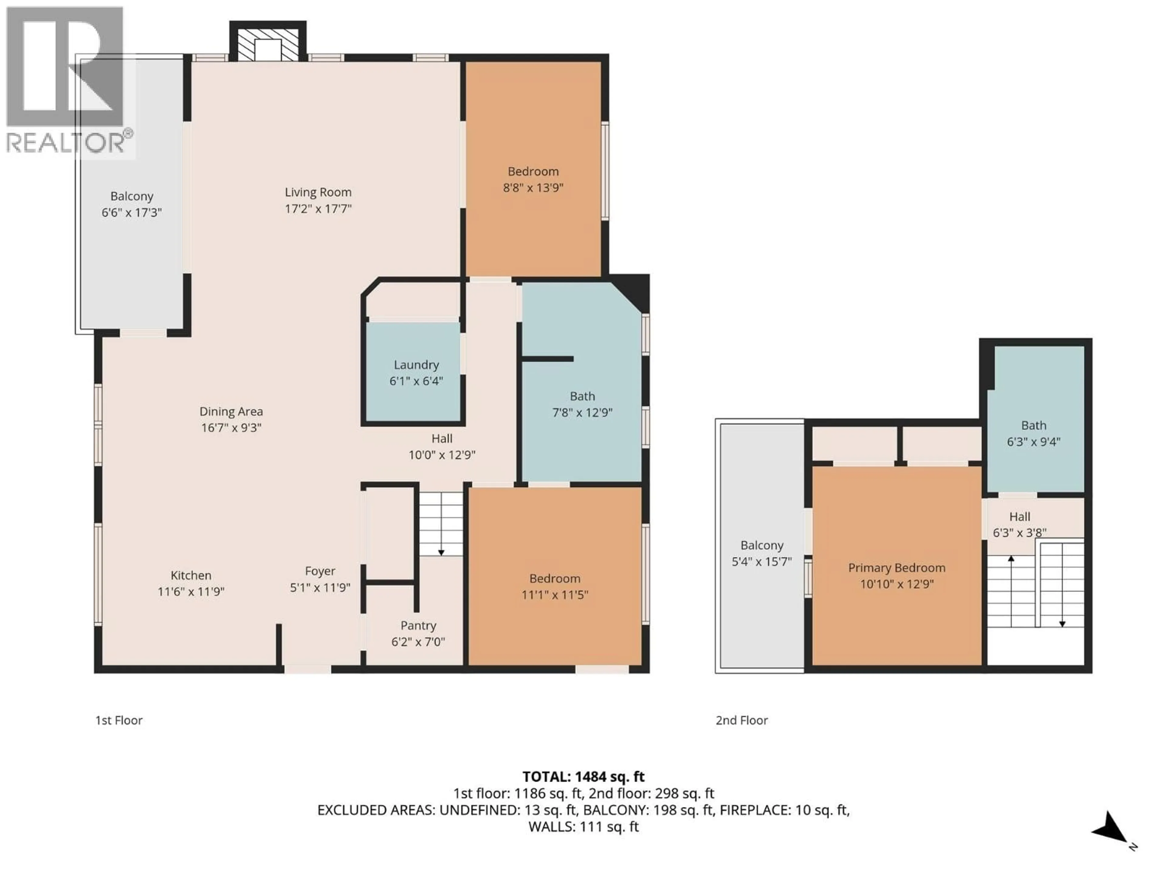 Floor plan for 18 - 7701 OKANAGAN LANDING ROAD, Vernon British Columbia V1H1L3