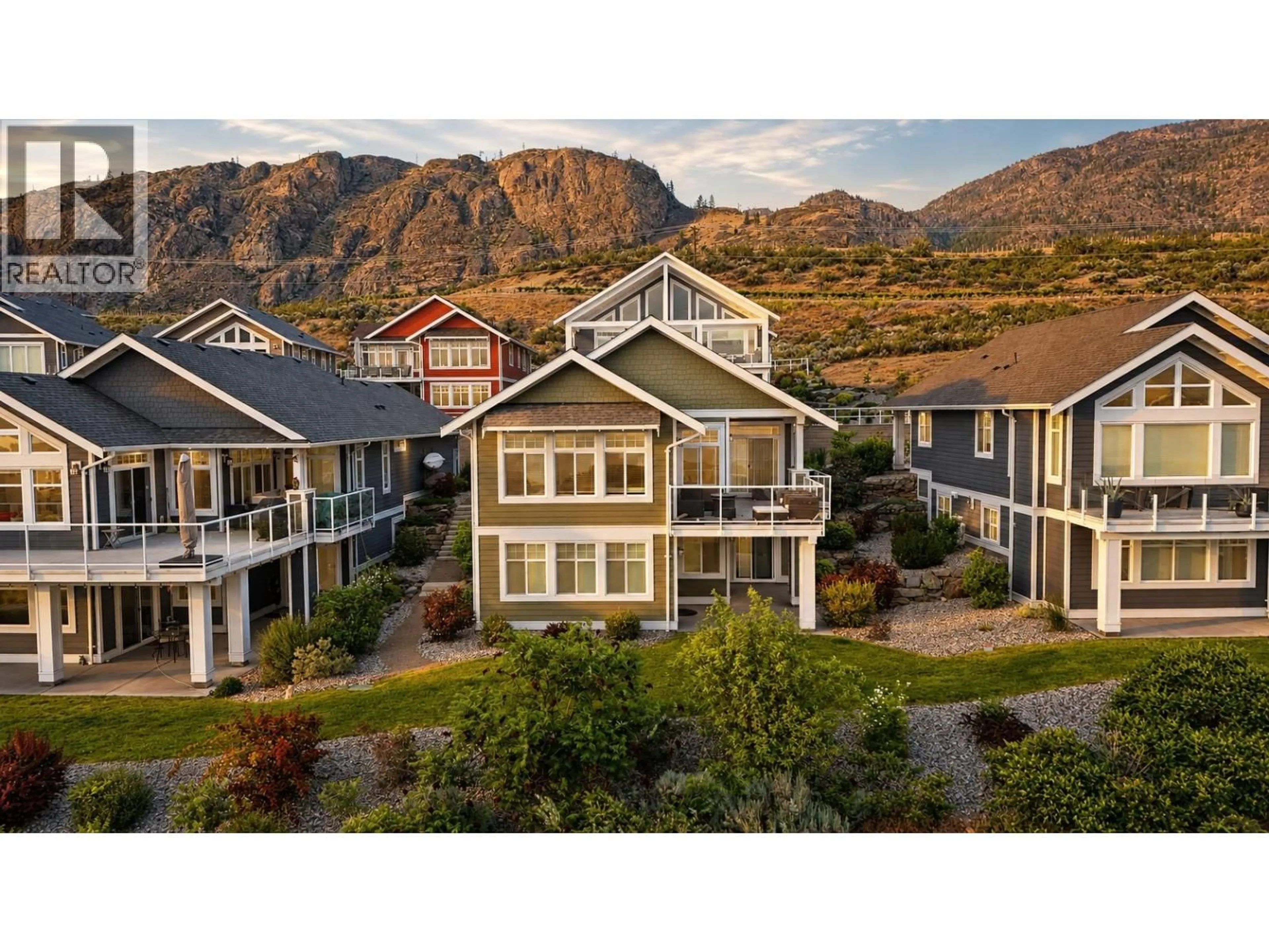 A pic from outside/outdoor area/front of a property/back of a property/a pic from drone, mountain view for 271 - 2450 RADIO TOWER ROAD, Oliver British Columbia V0H1T1