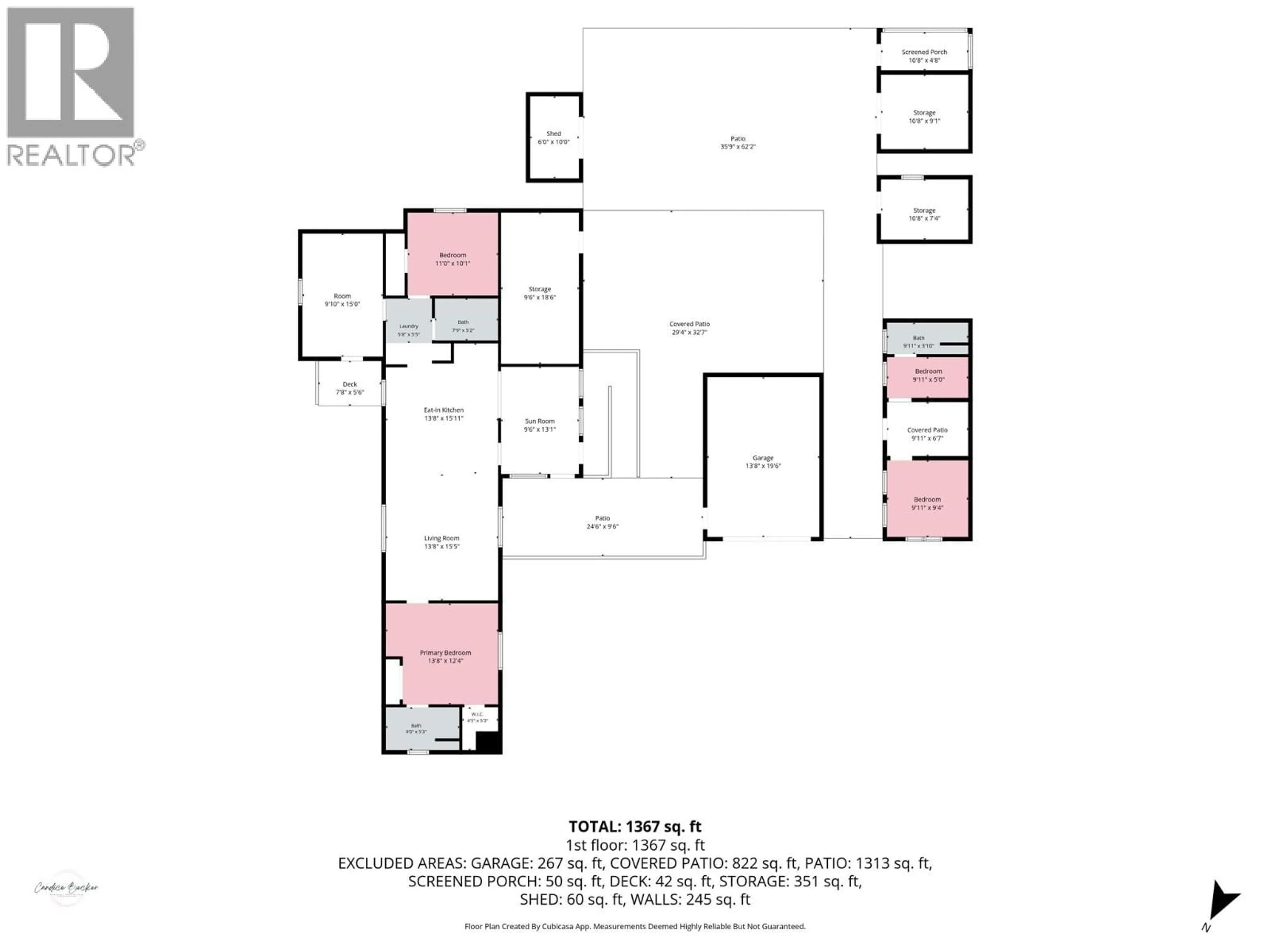 Floor plan for 1558 THOMPSON ROAD, Christina Lake British Columbia V0H1E0