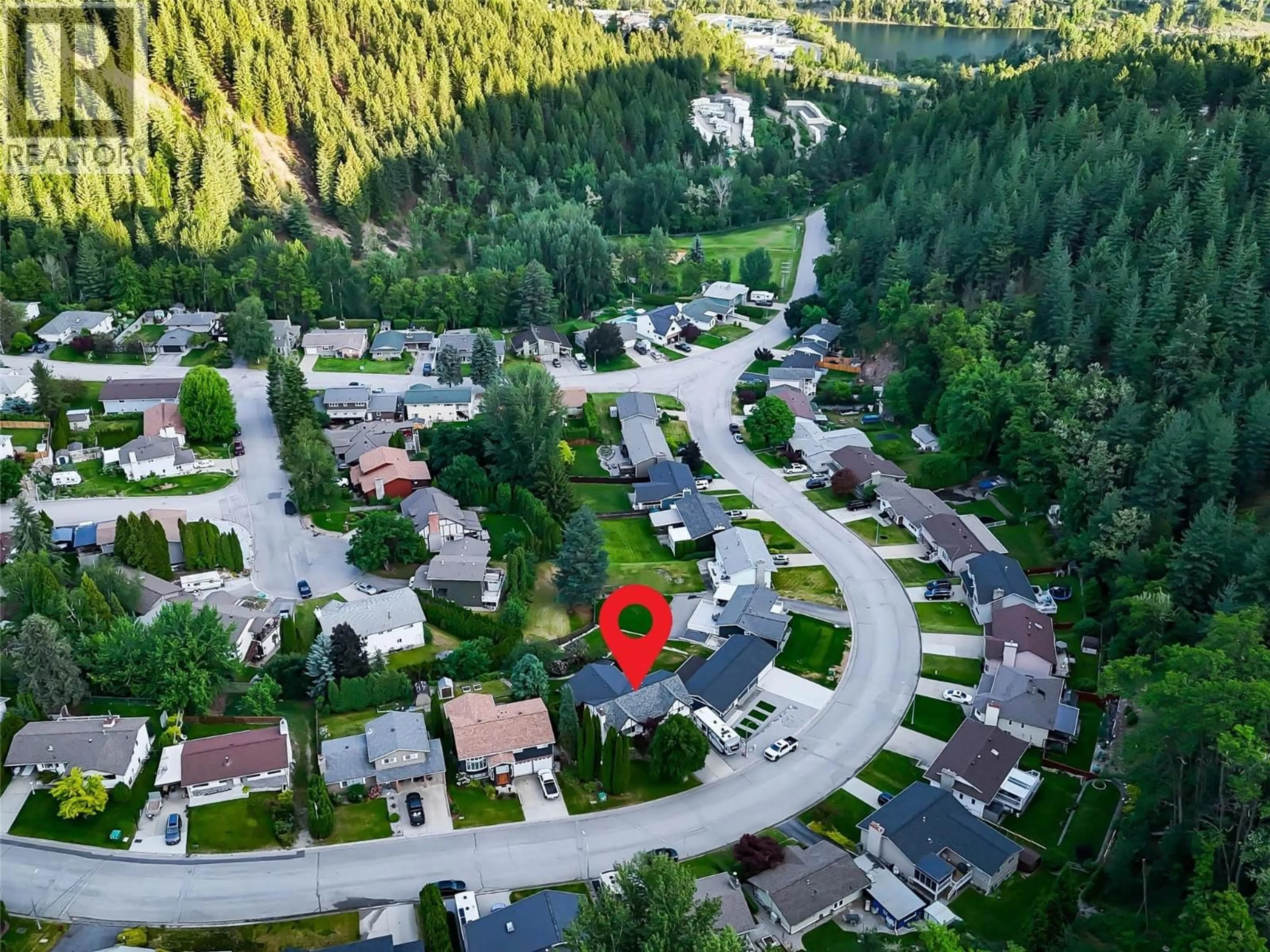A pic from outside/outdoor area/front of a property/back of a property/a pic from drone, street for 2300 MCBRIDE STREET, Trail British Columbia V1R4N8