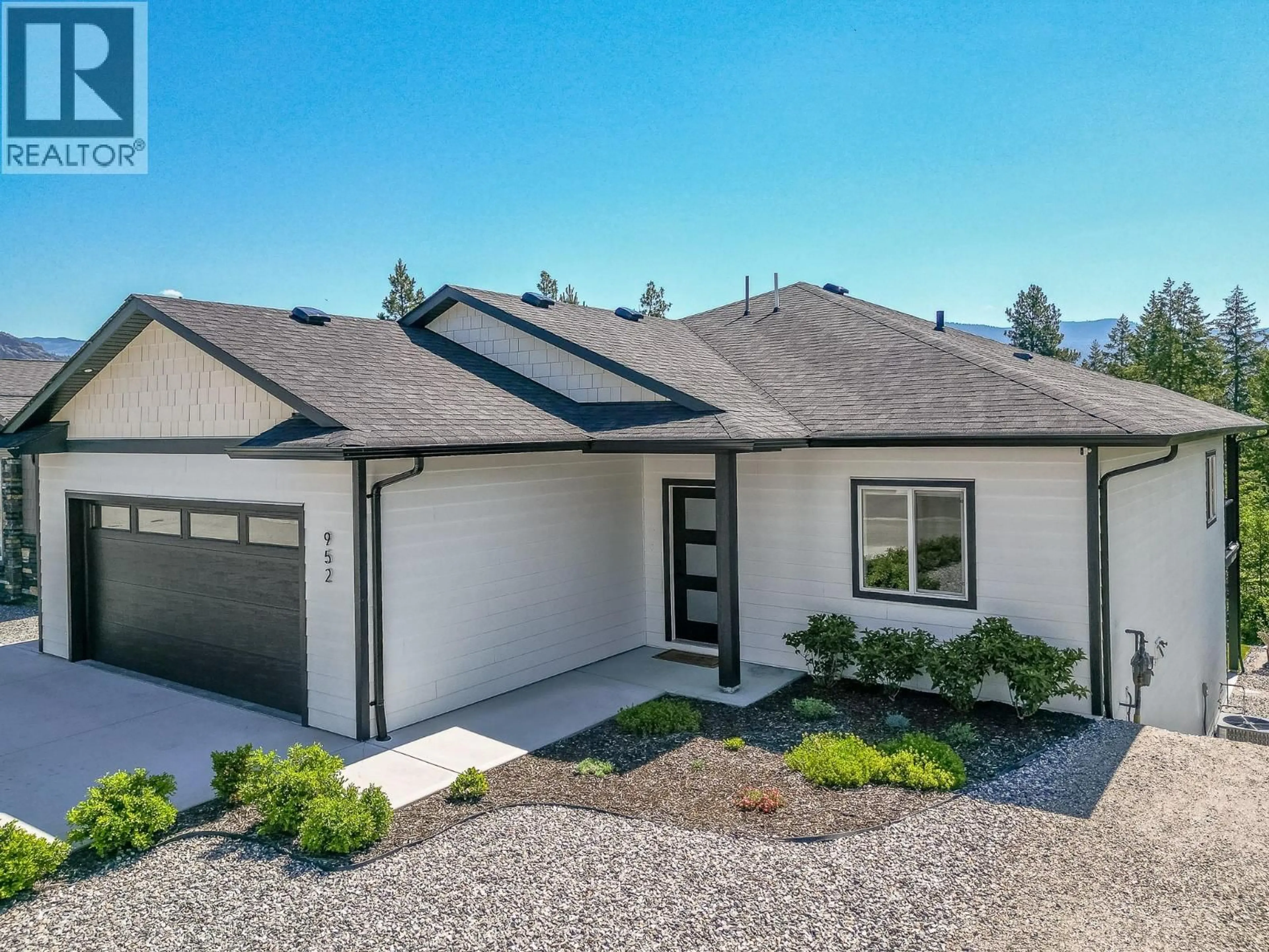 Home with vinyl exterior material, street for 952 RIDGEWOOD DRIVE, Enderby British Columbia V0E1V1