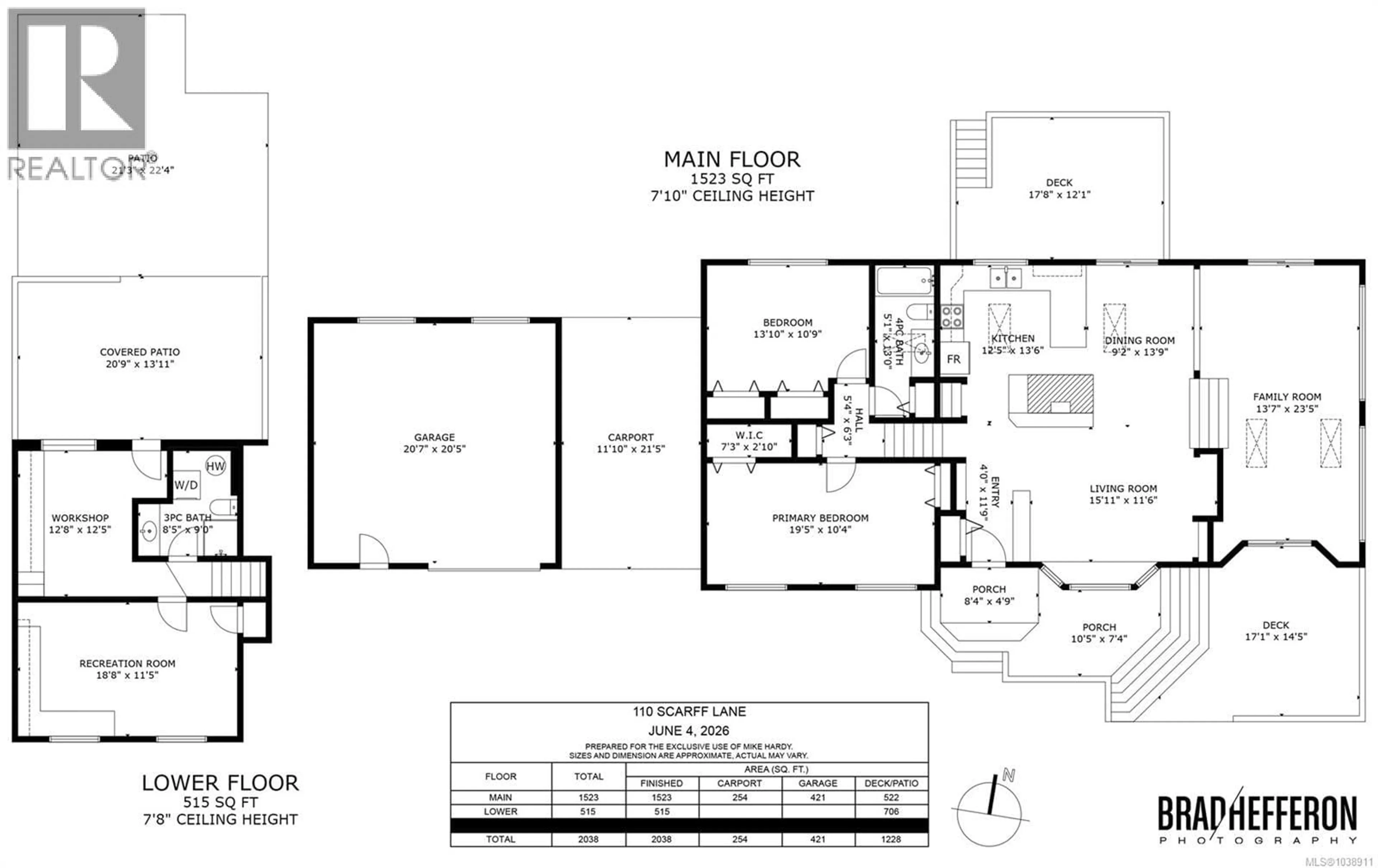 Floor plan for 110 SCARFF LANE, Salt Spring British Columbia V8K2P5