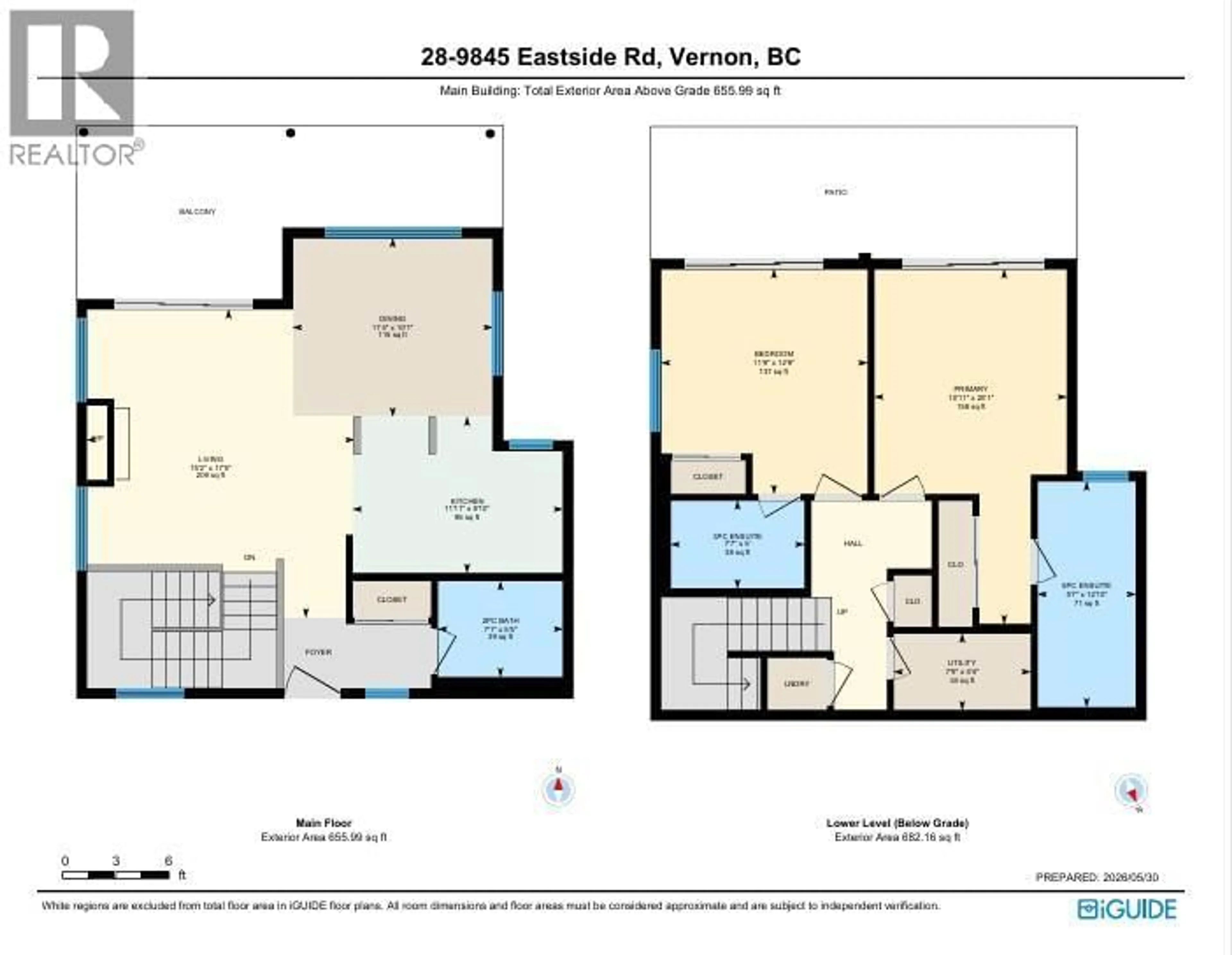 Floor plan for 28 - 9845 EASTSIDE ROAD, Vernon British Columbia V1H1Z2