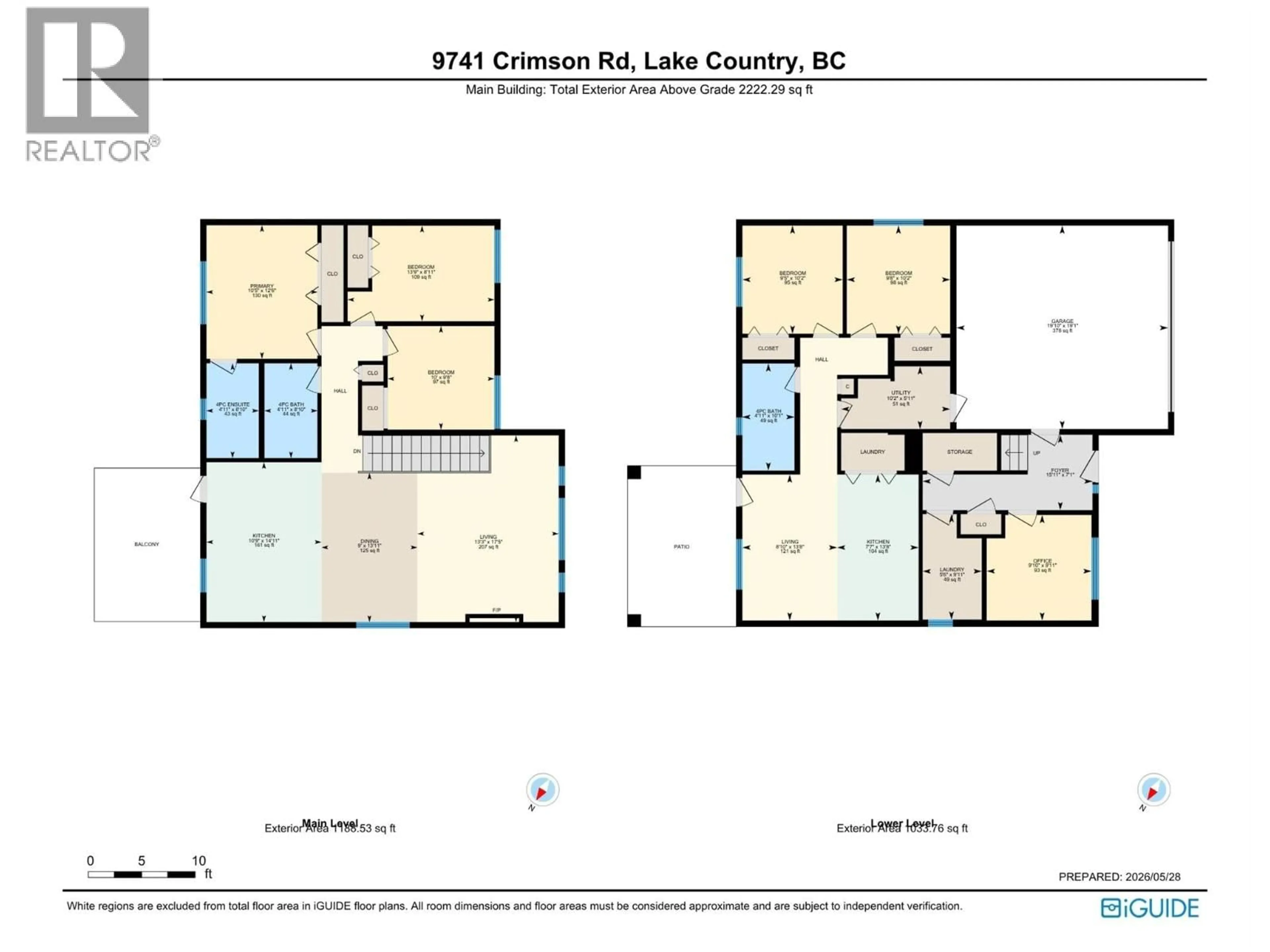Floor plan for 9741 CRIMSON ROAD, Lake Country British Columbia V4V2S1